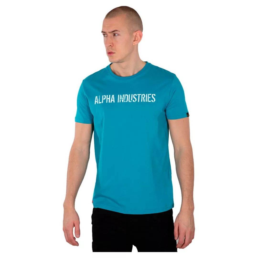 Alpha Industries Rbf Moto Kurzärmeliges T-shirt L Blue Lagoon günstig online kaufen