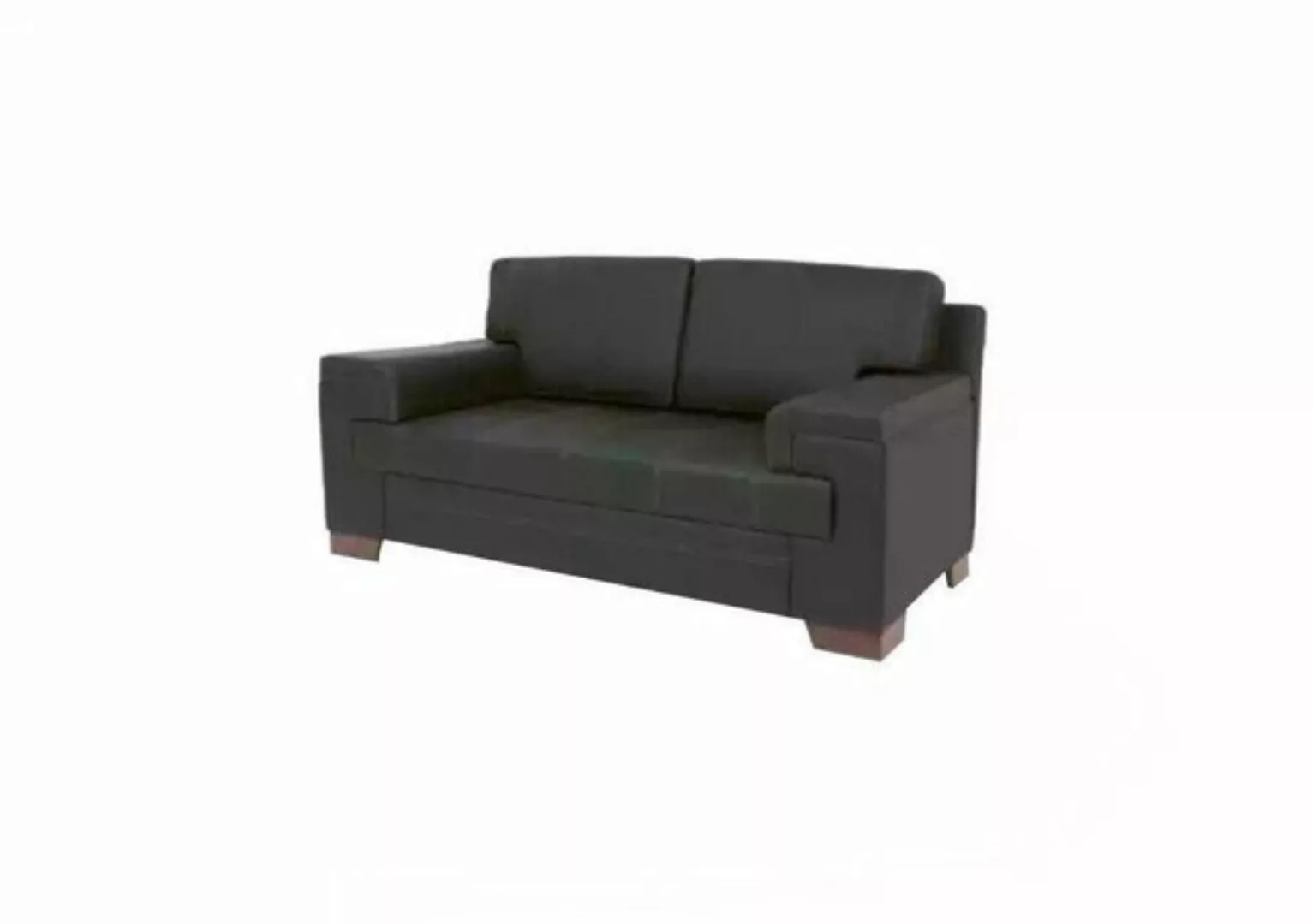 JVmoebel Sofa Sofa Zweisitzer Schwarz Neu Textilmöbel Büro Sitzer Polsterso günstig online kaufen