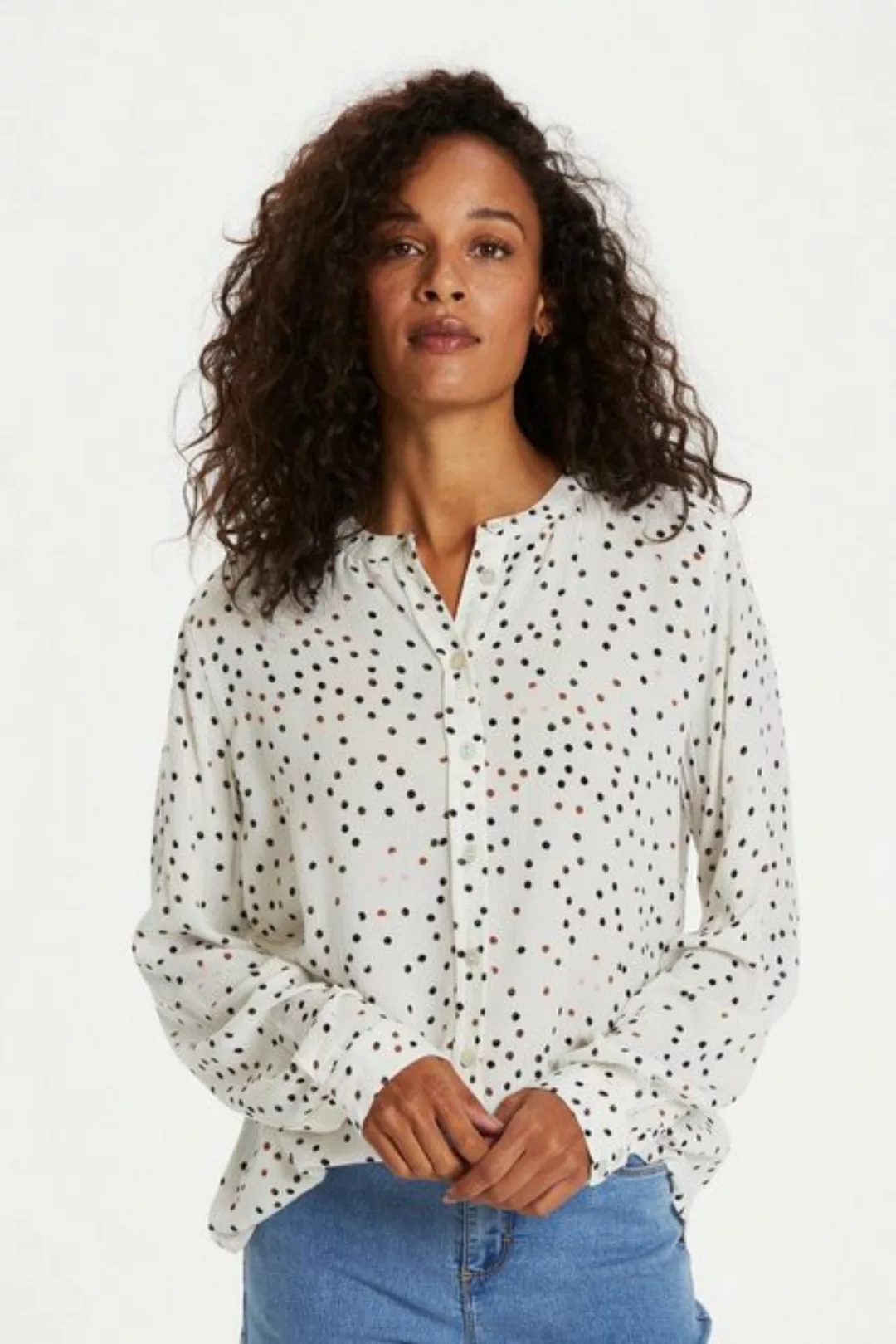 KAFFE Langarmhemd Langarm - Hemd KAdaria günstig online kaufen