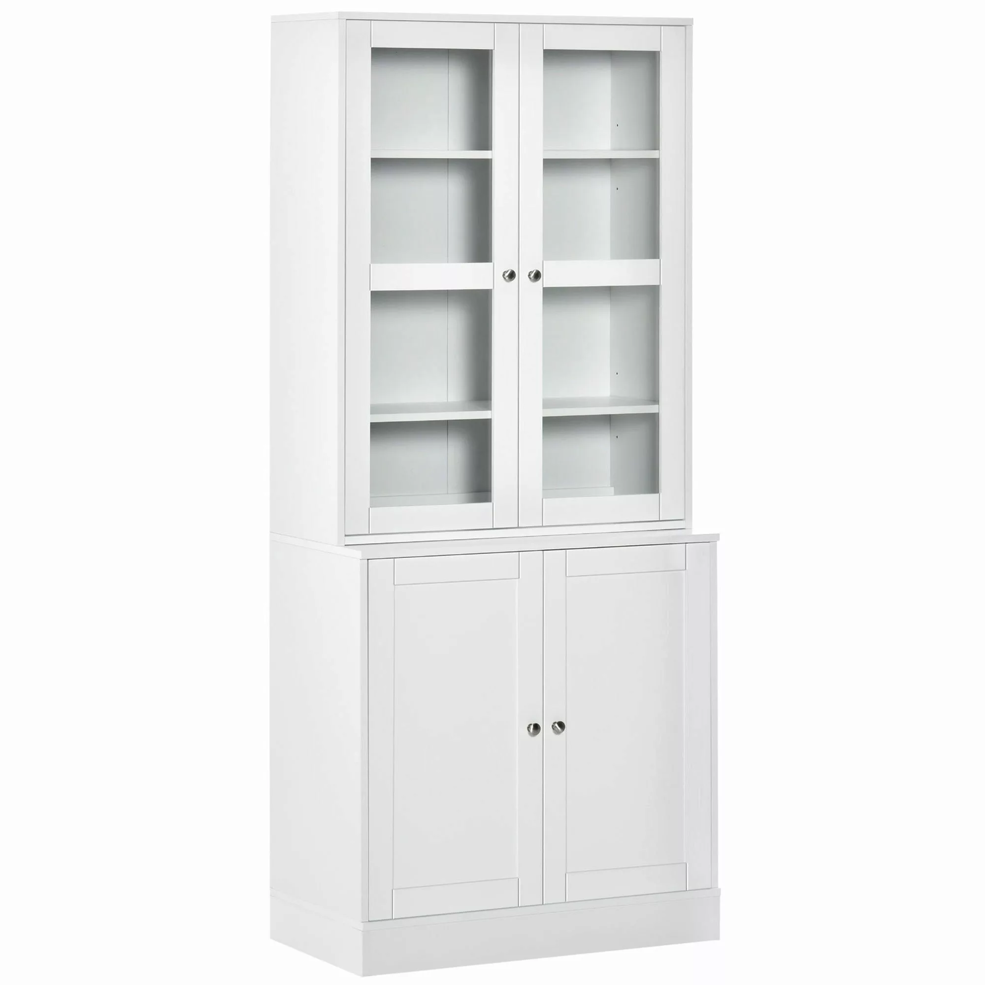 HOMCOM Bücherregal Bücherschrank 178,5 cm Hochschrank günstig online kaufen