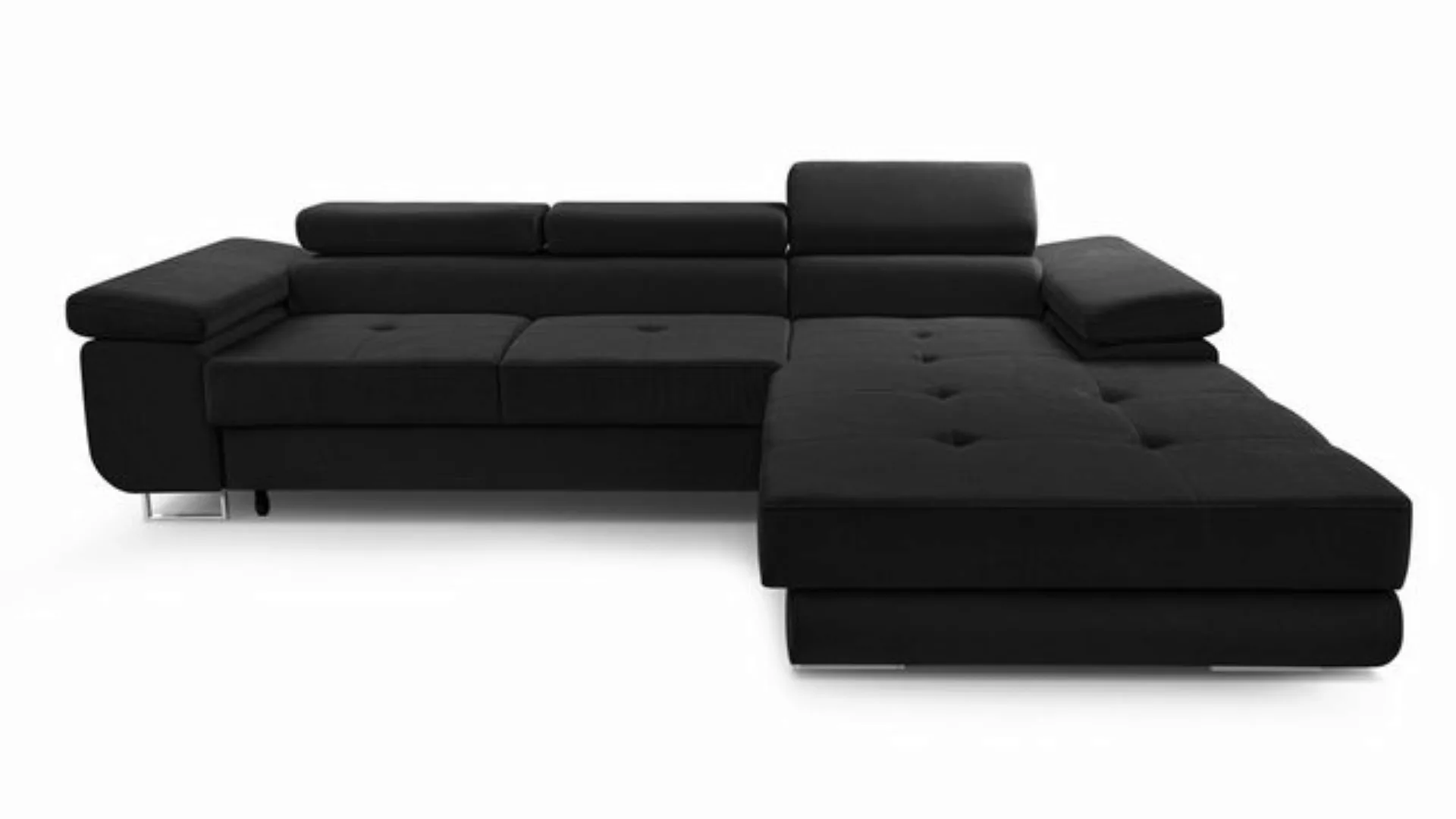 Furnix Ecksofa NILLONA Mini L-Form Schlaffunktion Bettkasten Kronos Feinstr günstig online kaufen