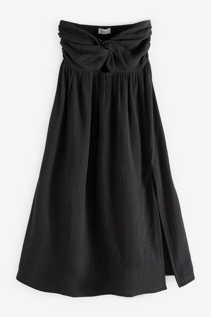 Next Sommerkleid Bandeau-Midikleid mit Zierausschnitten (1-tlg) günstig online kaufen