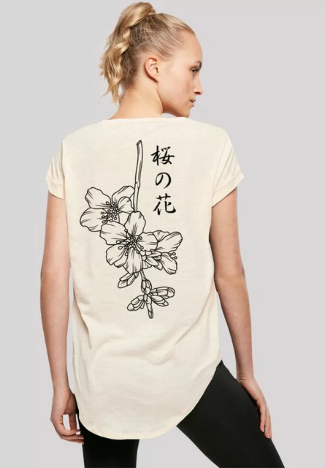 F4NT4STIC T-Shirt Japan Flower Print günstig online kaufen