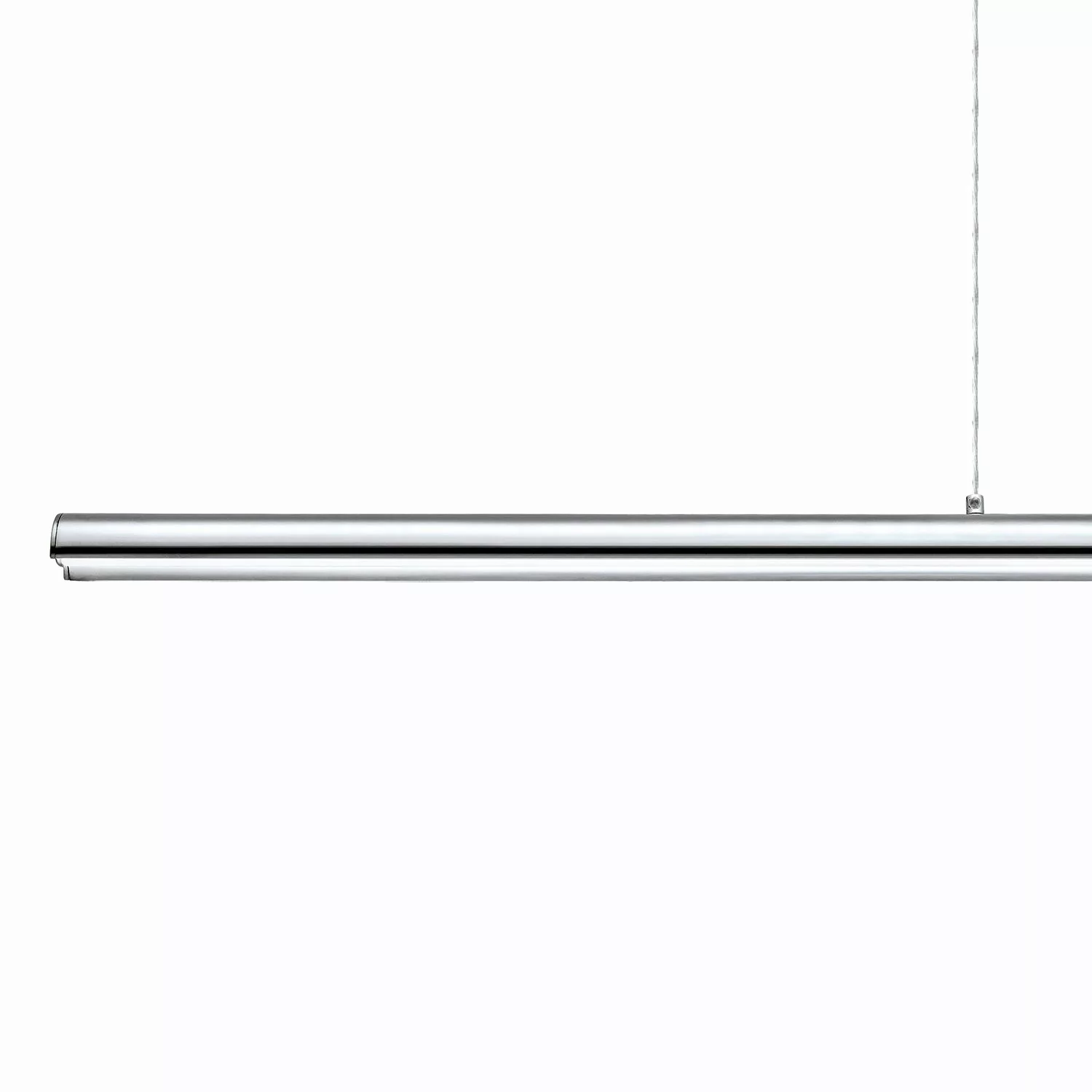 home24 Eglo LED-Pendelleuchte Terros Stahl/Aluminium Silber Modern 97x110x7 günstig online kaufen