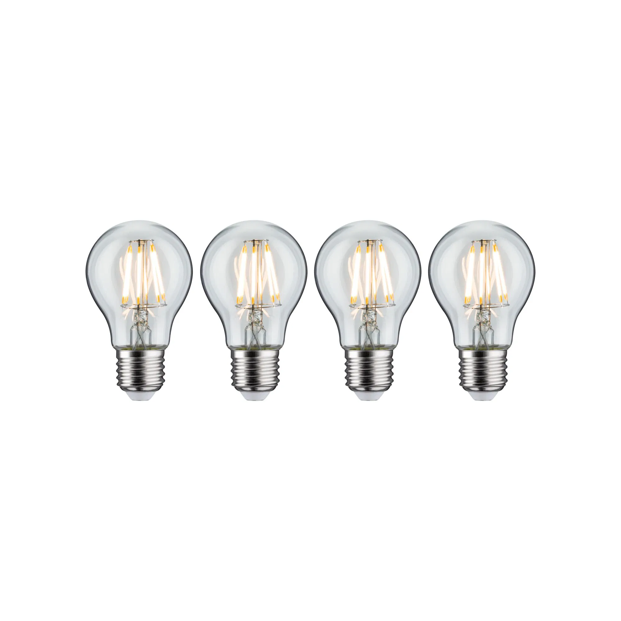 Paulmann "Filament Set LED Birne E27 230V 4x806lm 4x7W 2700K Klar" günstig online kaufen