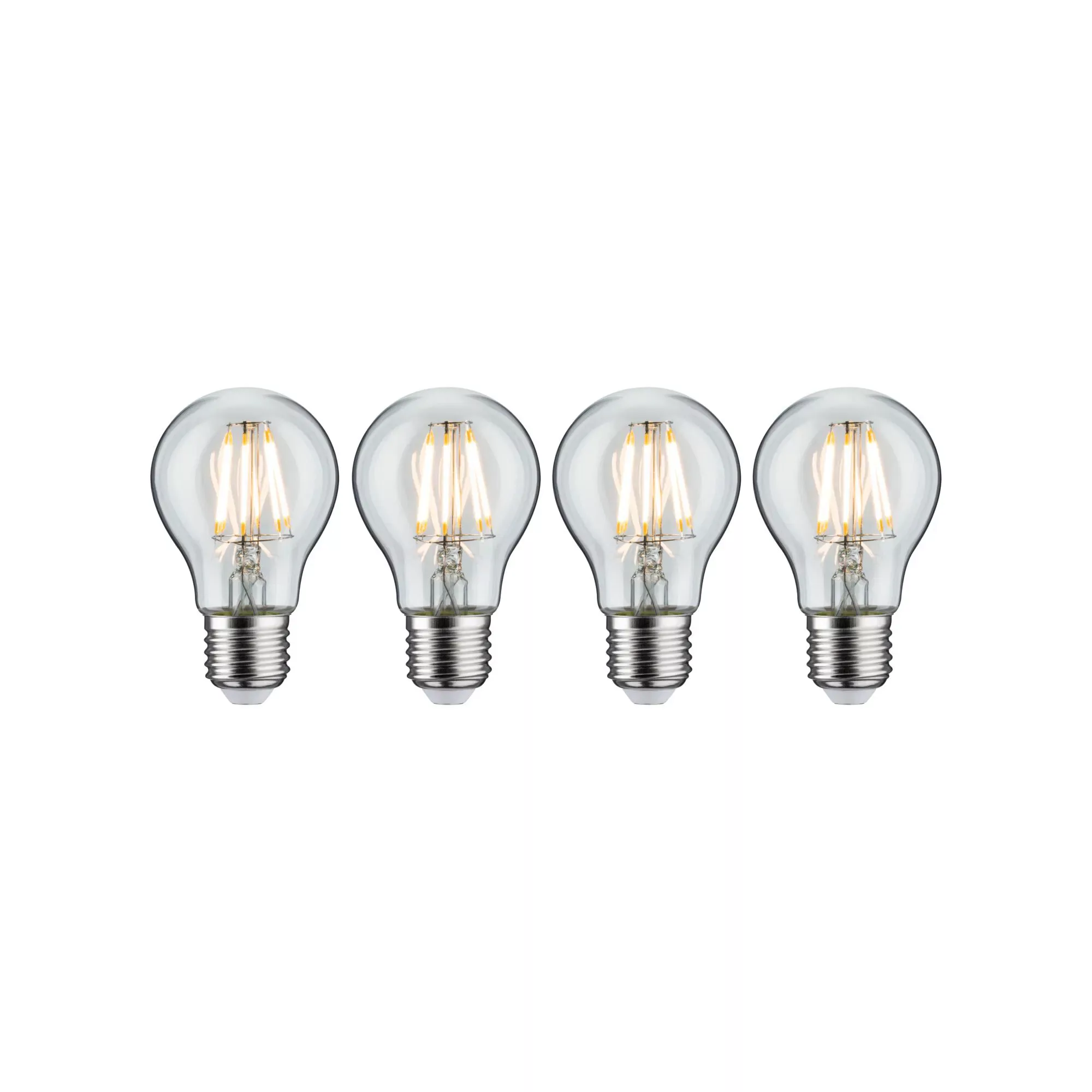 Paulmann "Filament Set LED Birne E27 230V 4x806lm 4x7W 2700K Klar" günstig online kaufen