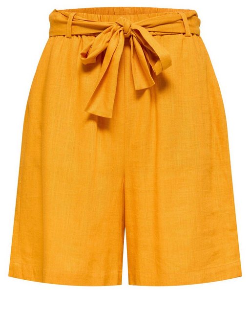 SELECTED Leinenmix Shorts Damen Orange günstig online kaufen