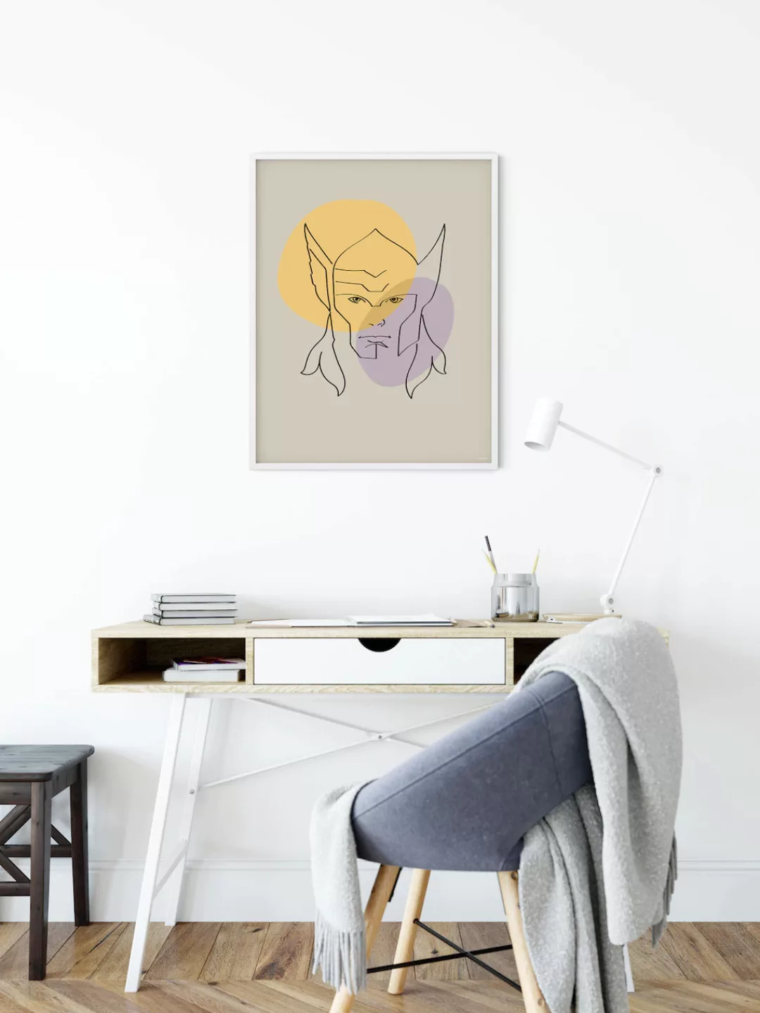 Komar Wandbild "Soulful Sanctuary Thor Head", (1 St.), Deutsches Premium-Po günstig online kaufen