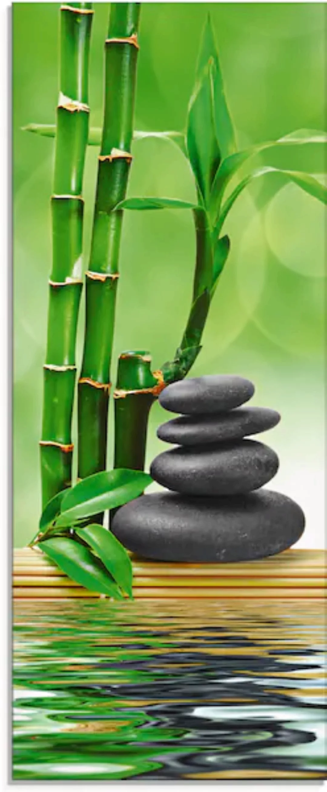 Artland Glasbild »Spa Konzept Zen Basaltsteine«, Zen, (1 St.) günstig online kaufen