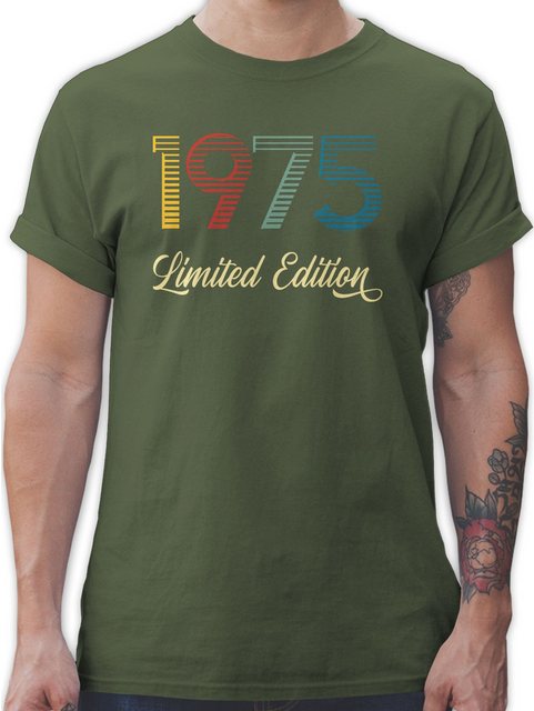 Shirtracer T-Shirt Limited Edition 1975 50. Geburtstag günstig online kaufen