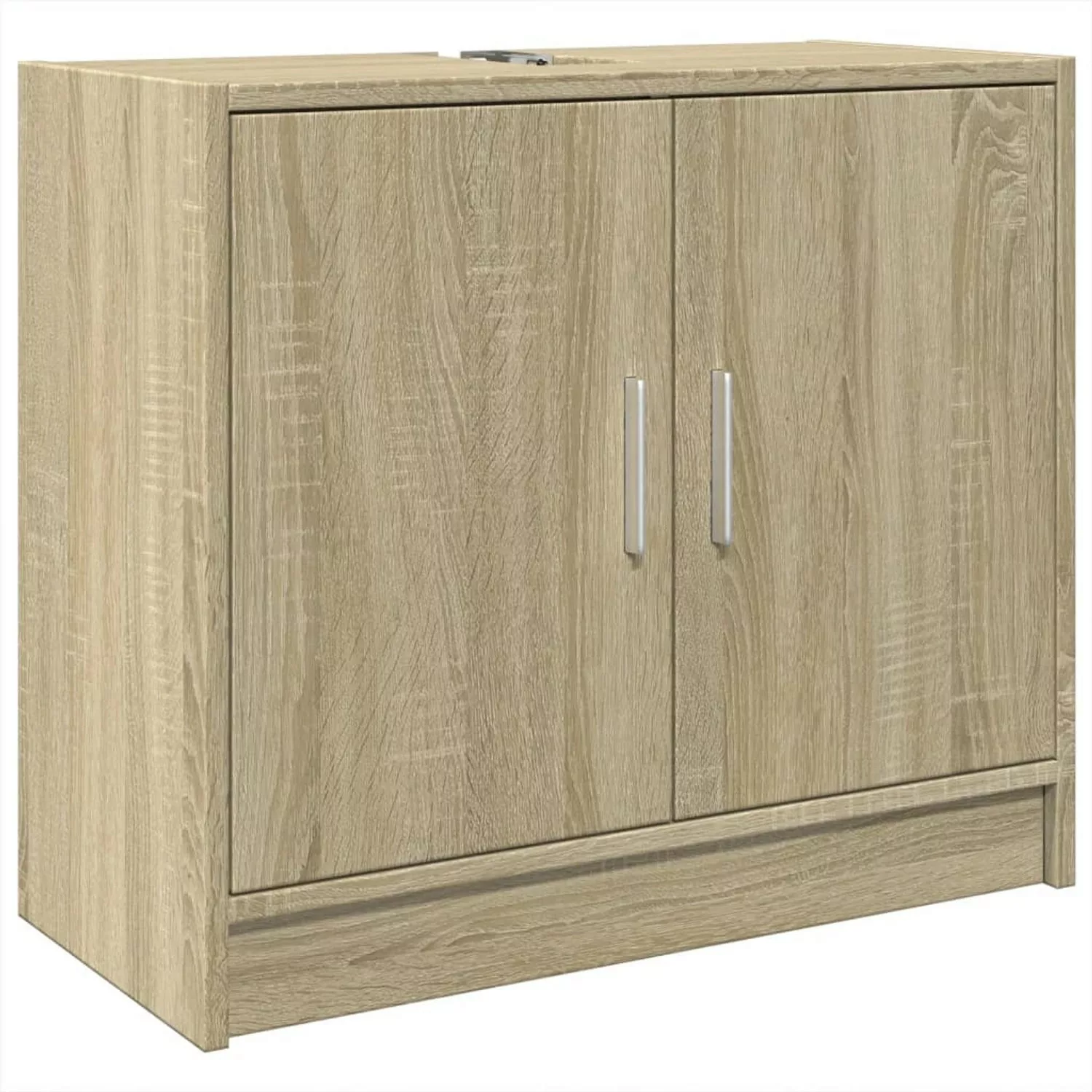 vidaXL Waschbeckenunterschrank Sonoma-Eiche 63x29x55 cm Holzwerkstoff günstig online kaufen