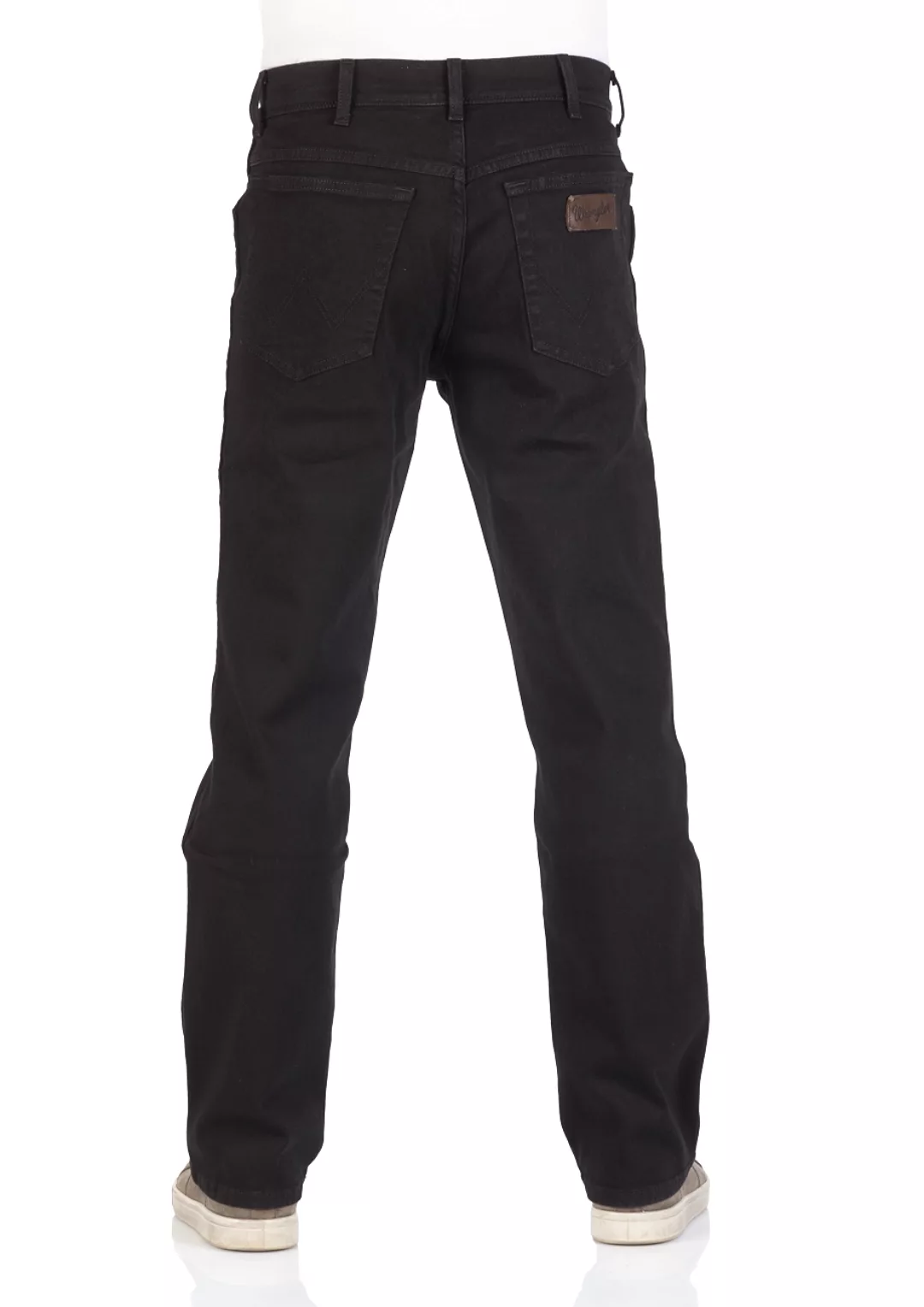 Wrangler Texas Stretch Herren Jeans - Regular Fit - Blue Black - Black Over günstig online kaufen