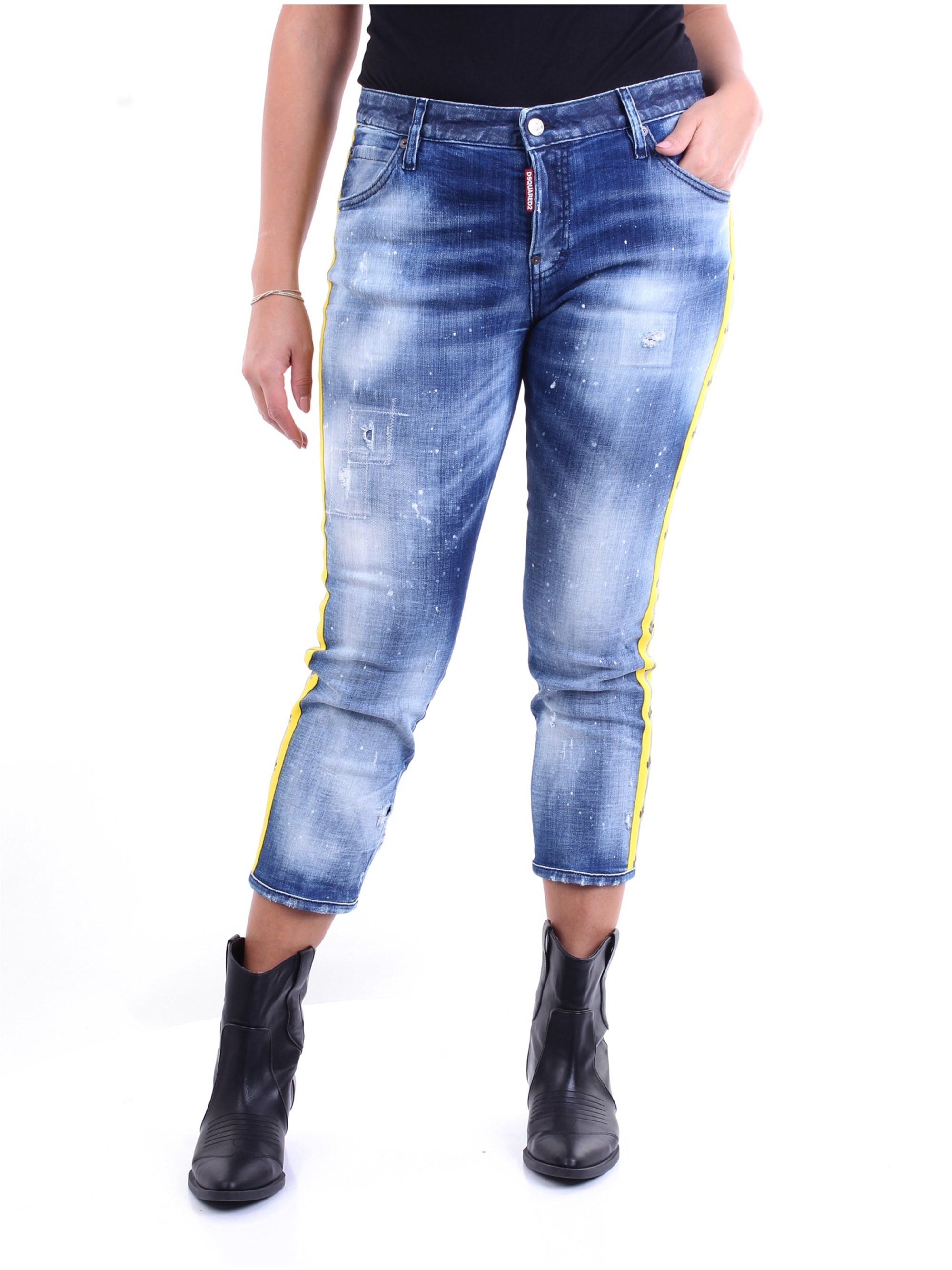 DSQUARED2 dünn Damen Dunkle Jeans günstig online kaufen