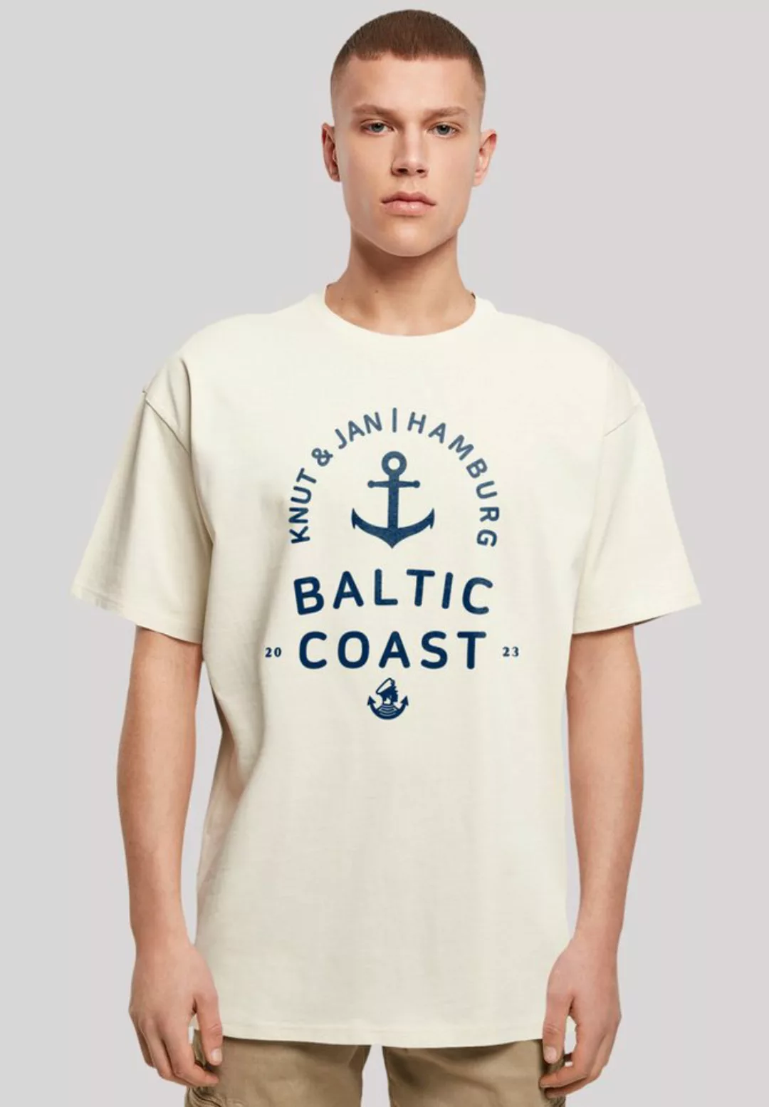 F4NT4STIC T-Shirt Ostsee Logo Knut & Jan Hamburg Print günstig online kaufen