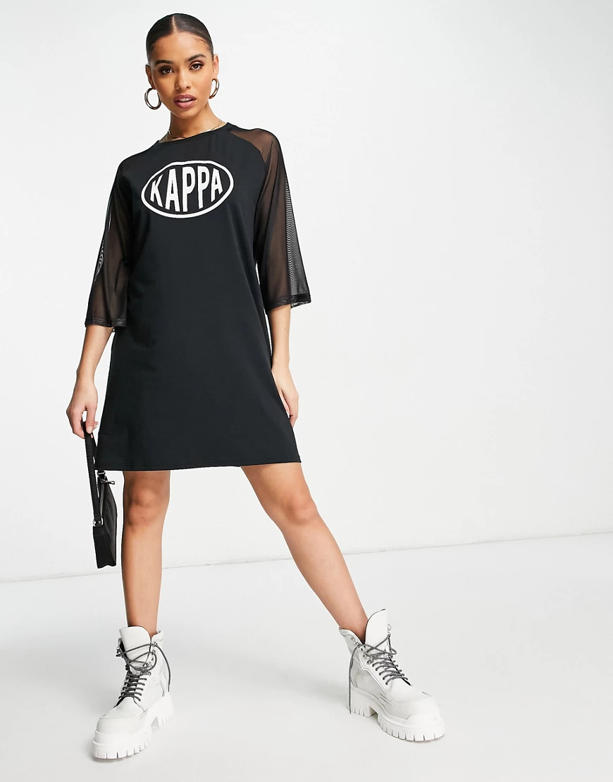Kappa – Authentic Pop Eltan – Schwarzes Kleid günstig online kaufen