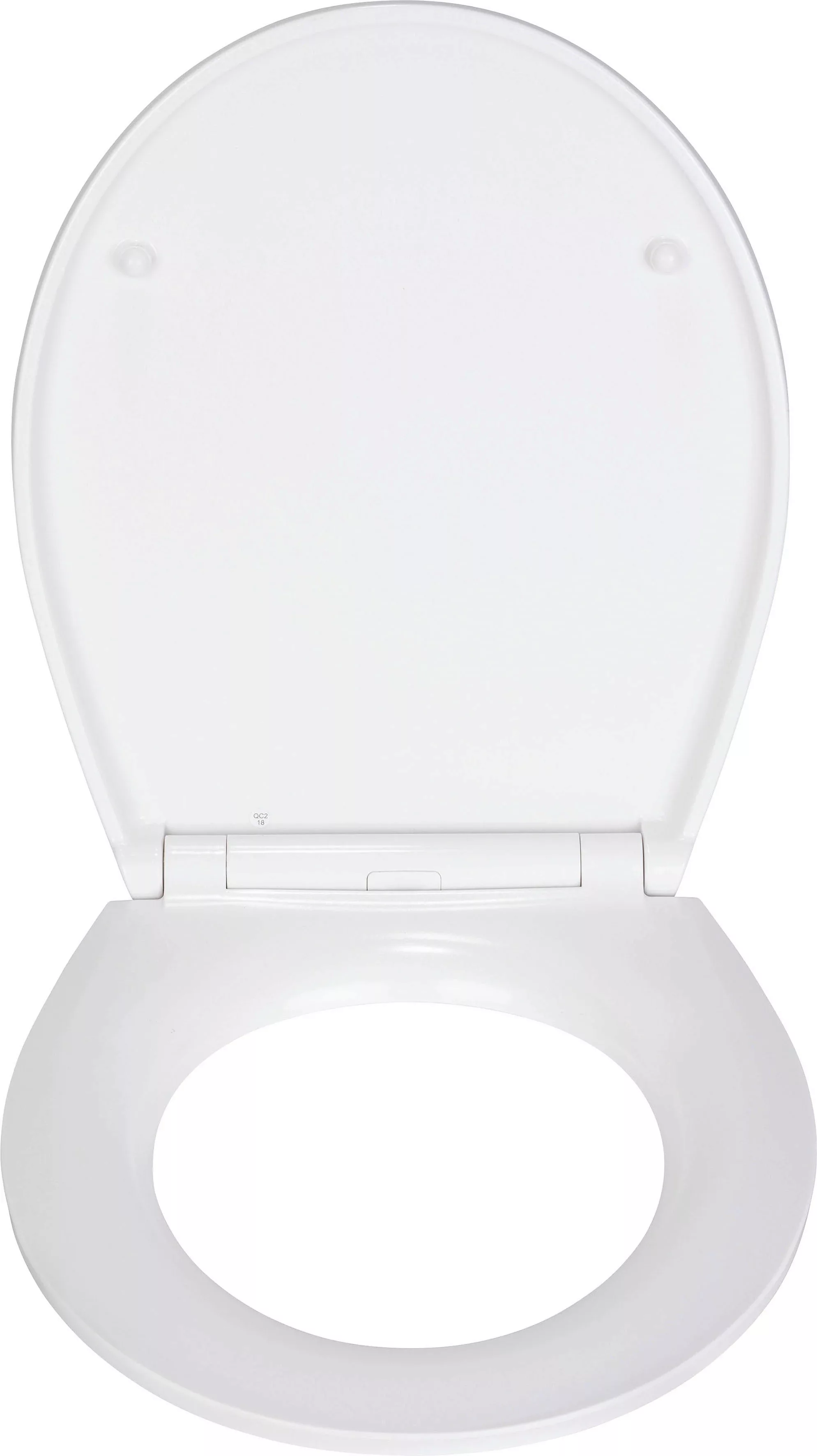 WENKO WC-Sitz "Agate", mit Relief, aus antibakteriellem Duroplast günstig online kaufen