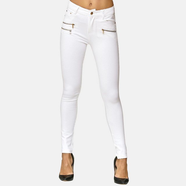 Elara Jeggings Elara Damen Stretch Hose Skinny Fit Jegging (1-tlg) günstig online kaufen