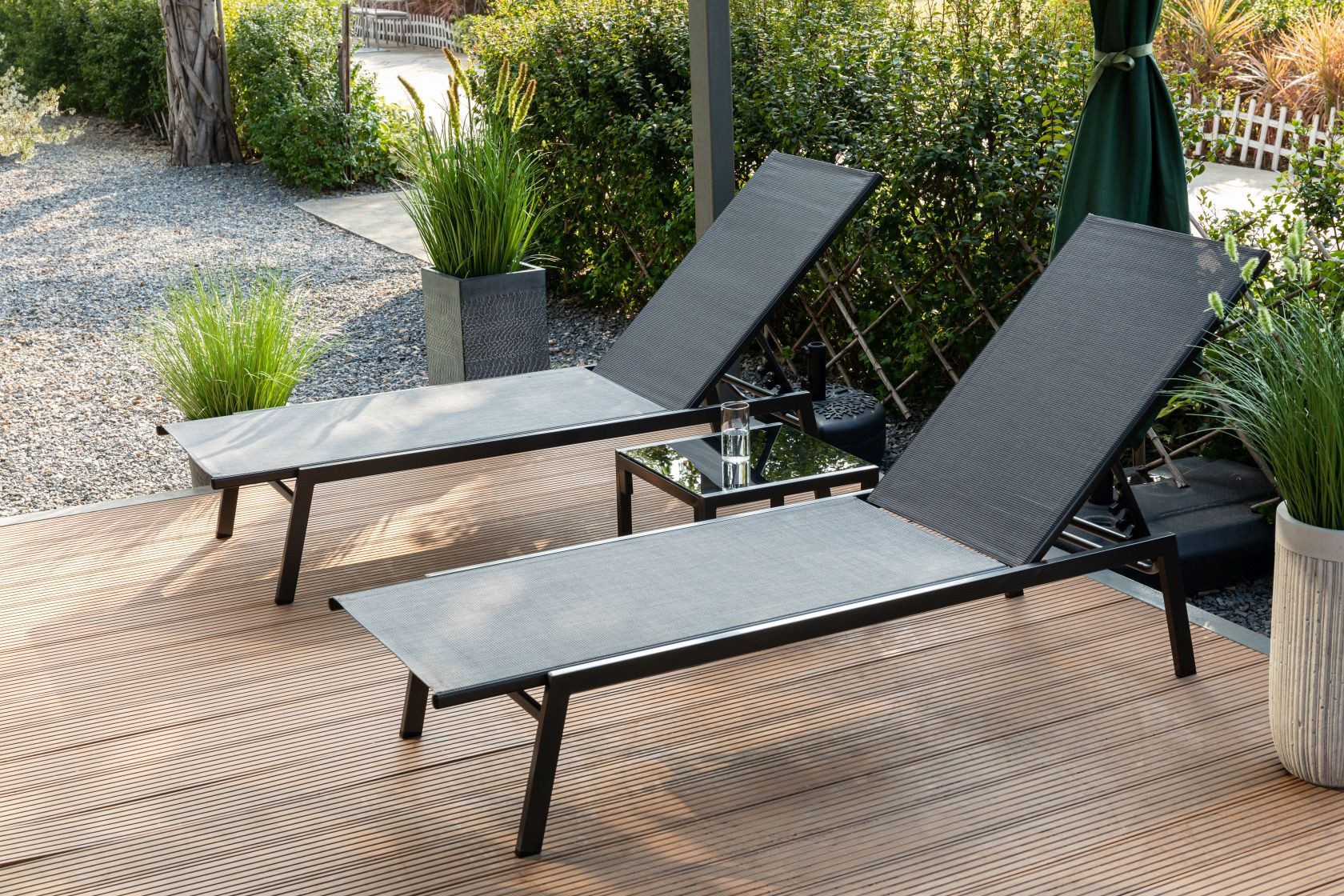 Gardissimo Gartenliege Sonnenliegen-Set Madrid, 2 Liegen günstig online kaufen