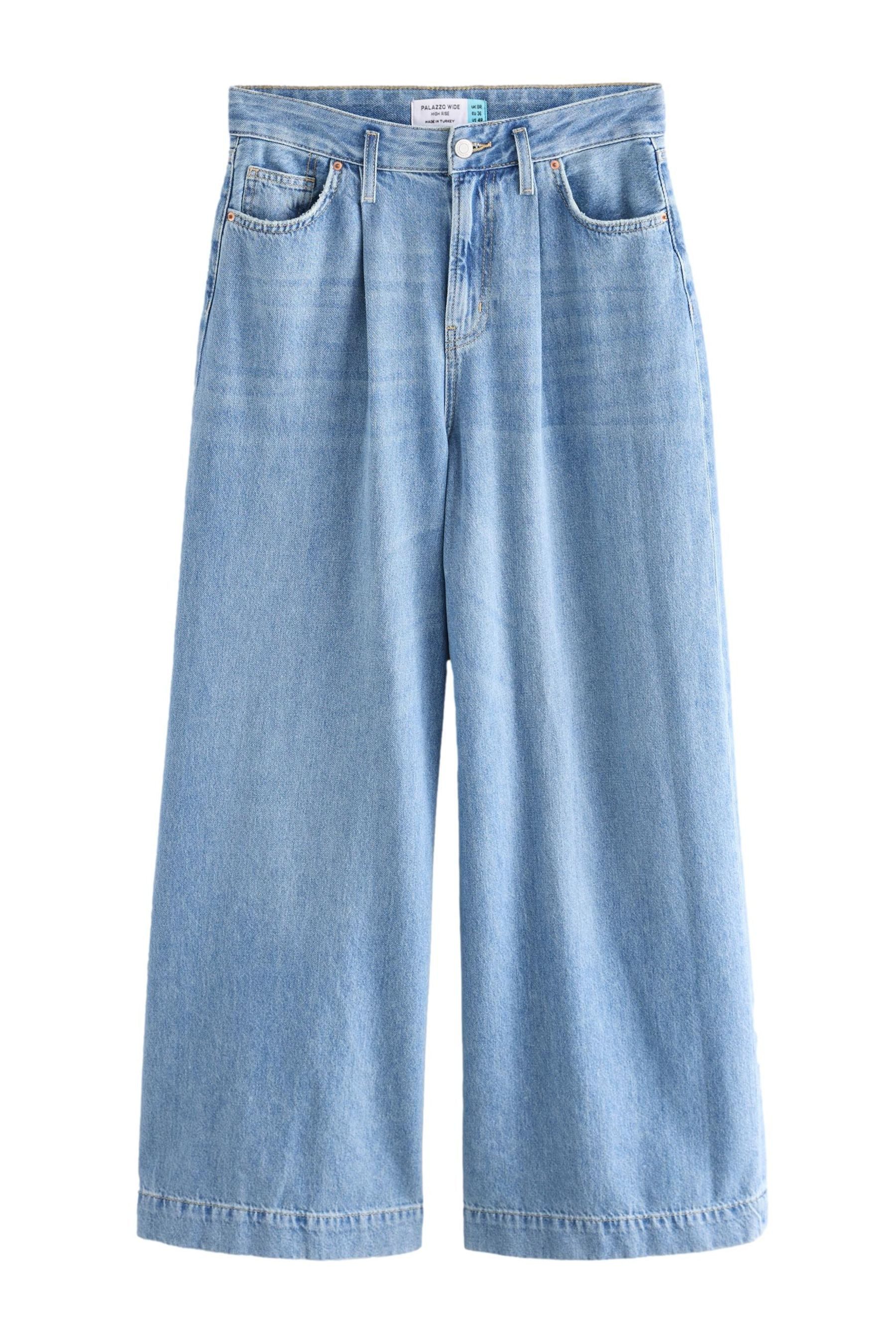 Next Weite Jeans Weite Palazzo-Jeans aus günstig online kaufen
