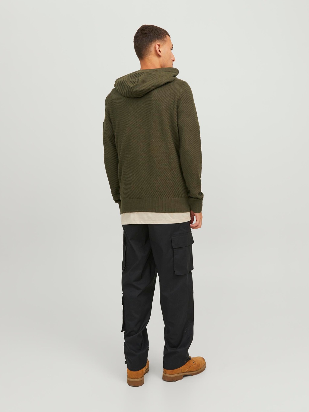 Jack & Jones Kapuzenpullover JCOCLASSIC TWILL KNIT HOOD SN günstig online kaufen