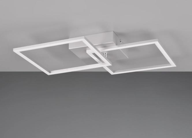 Reality LED Deckenleuchte Trail 1-flammig Titanfarbig 44,6 cm x 39,6 cm günstig online kaufen