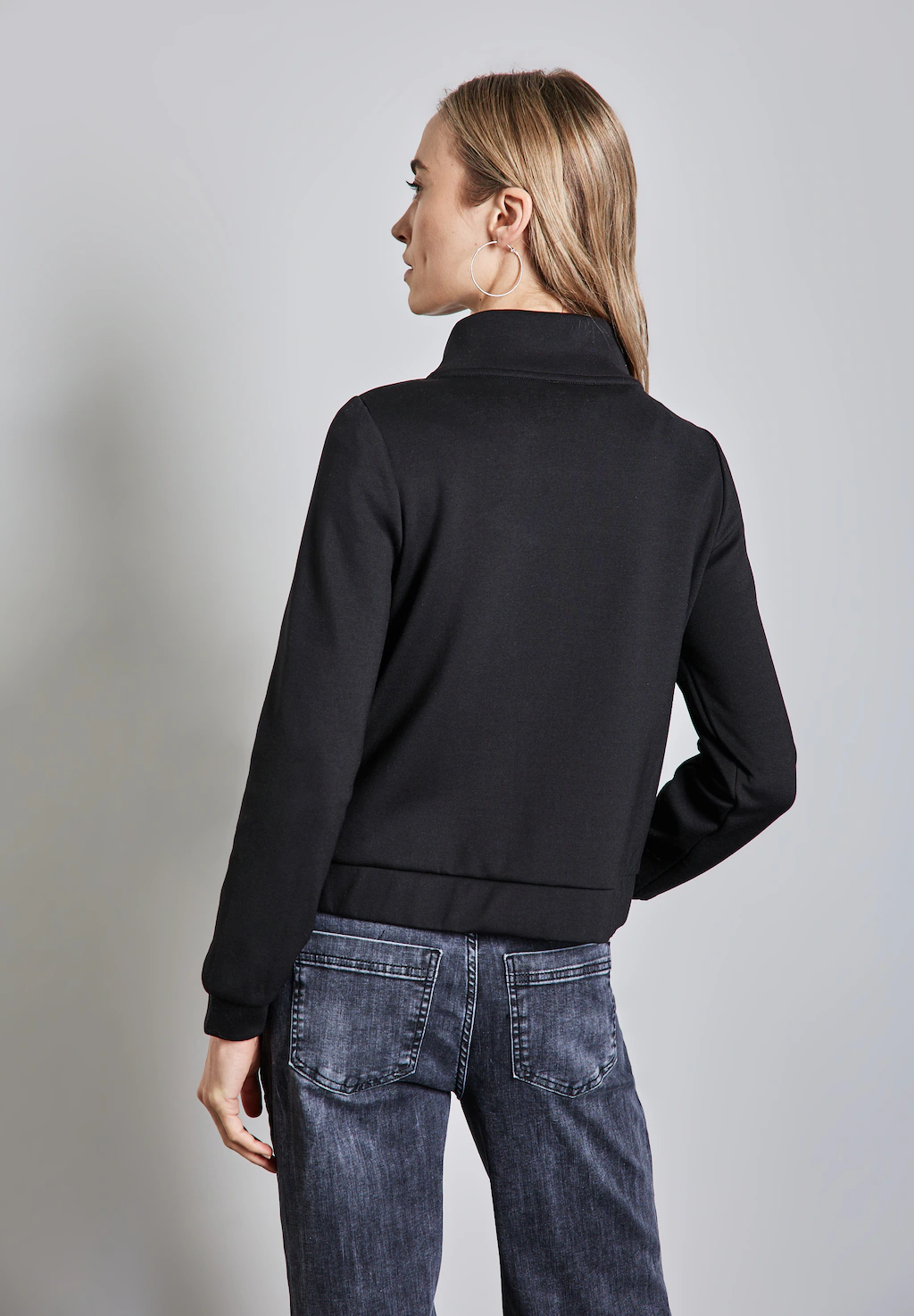 STREET ONE Sweatjacke – Sweatjacke mit Turtleneck günstig online kaufen