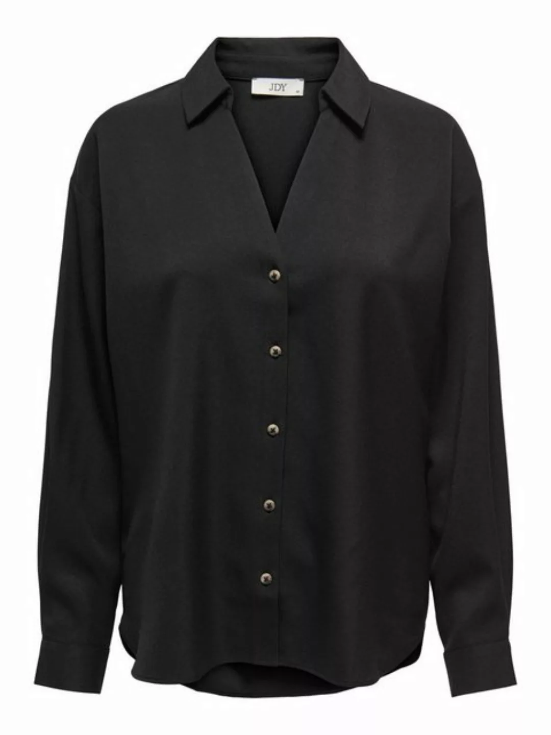 JACQUELINE de YONG Blusenshirt Langarm Hemd Elegante Bluse mit Knopfleiste günstig online kaufen