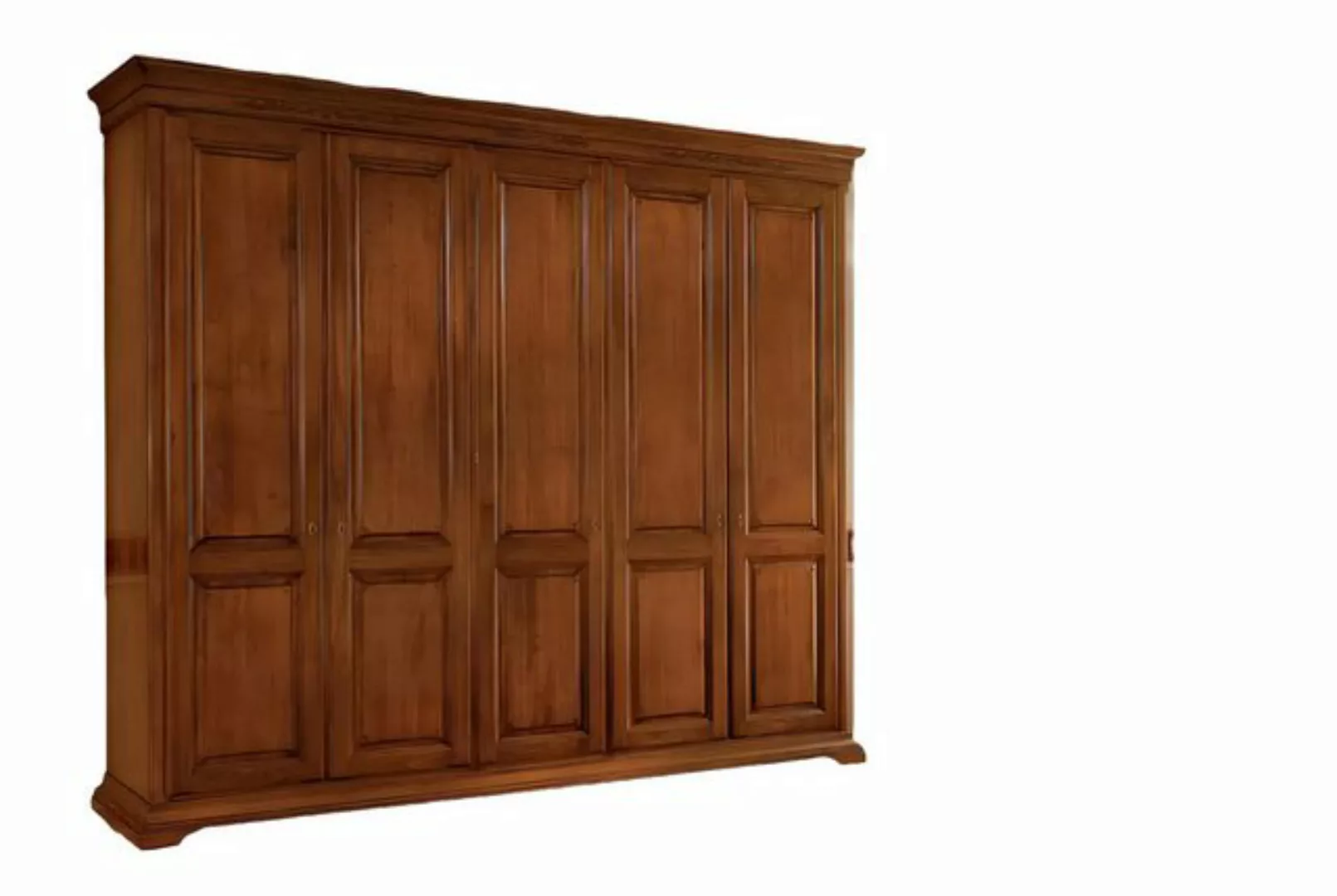 Xlmoebel Kleiderschrank Schlafzimmer-Schrank aus Holz in Braun, italienisch günstig online kaufen