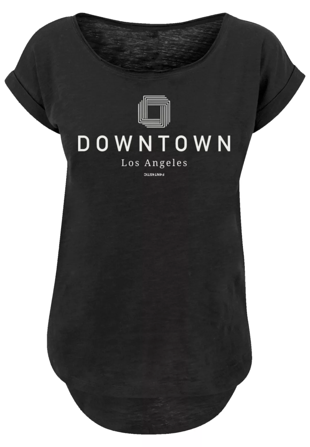 F4NT4STIC T-Shirt "PLUS SIZE Downtown LA Muster", Print günstig online kaufen