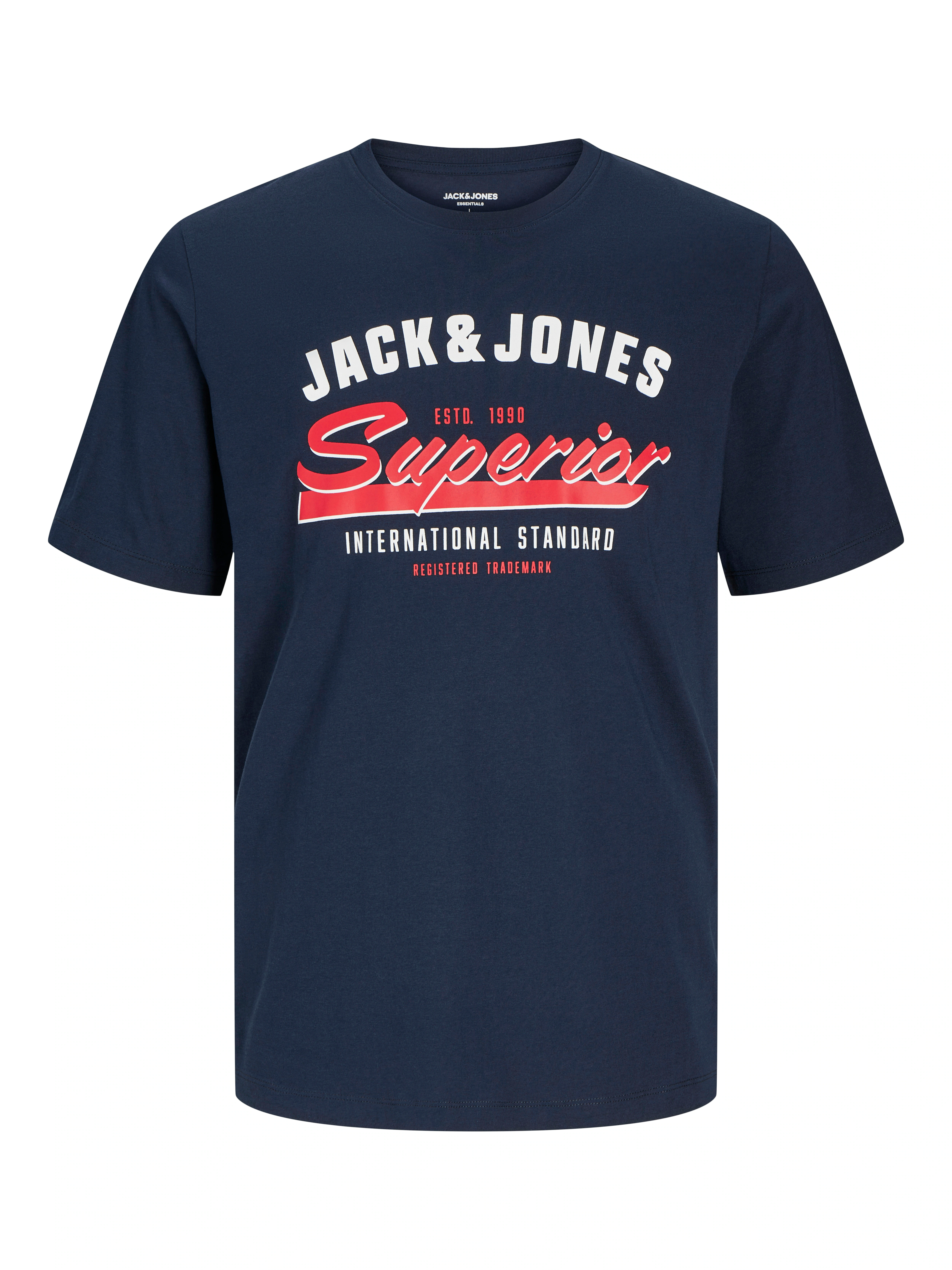 Jack & Jones Rundhalsshirt "JJELOGO TEE SS O-NECK 2 COL SS25 5PK MP" günstig online kaufen