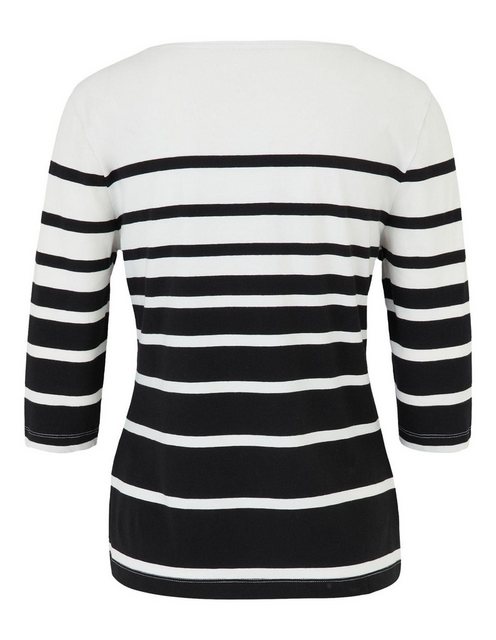 Joy Sportswear Langarmshirt LISA 3/4 Arm Shirt white/black stripes günstig online kaufen