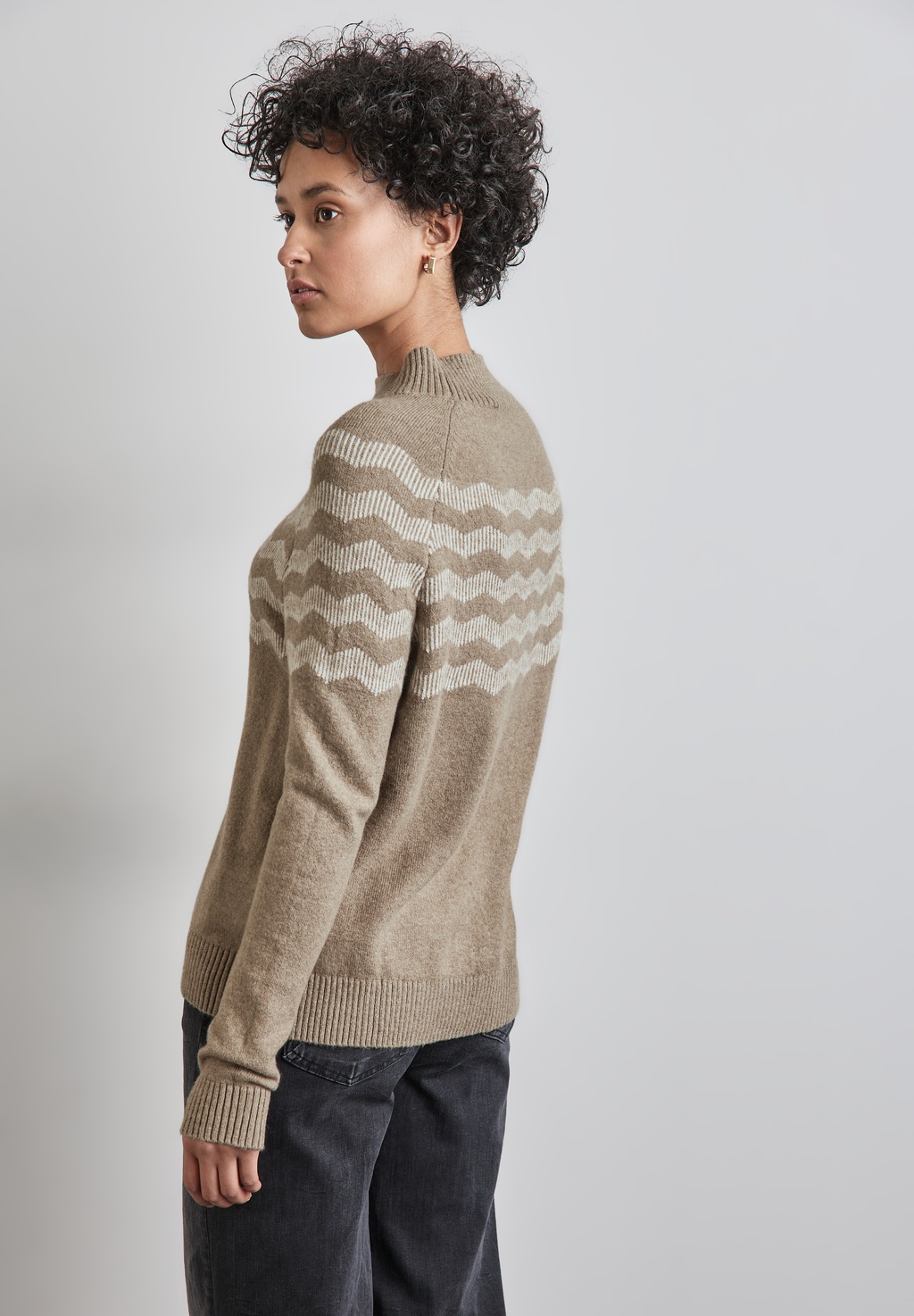 STREET ONE Strickpullover, mit Stehkragen günstig online kaufen