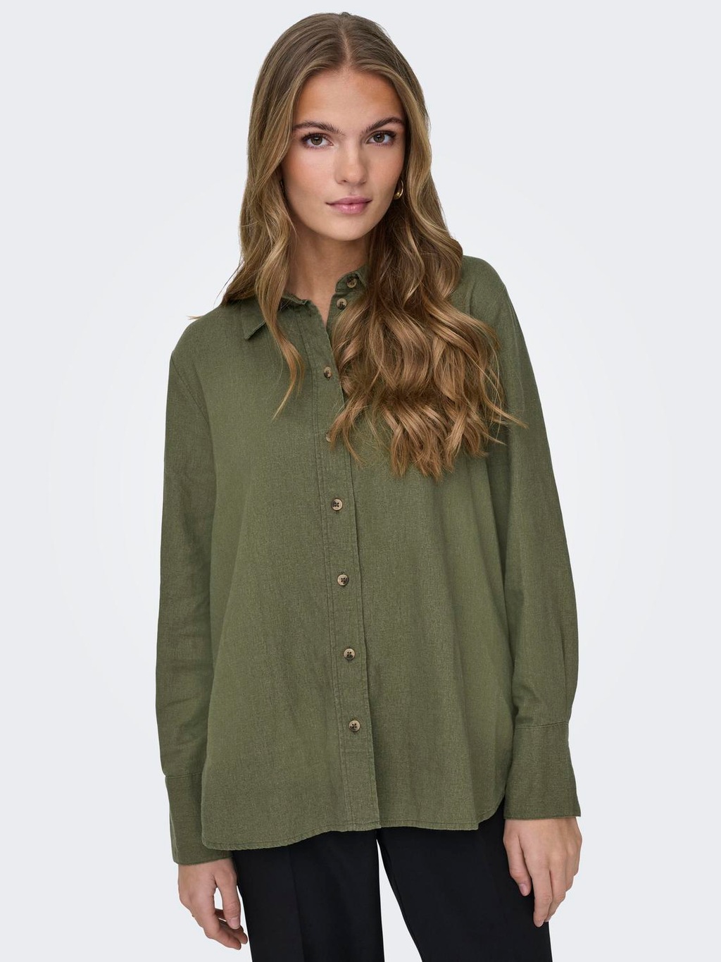 JDY Hemdbluse "JDYSAY L/S LINEN LOOSE SHIRT WVN NOOS" günstig online kaufen