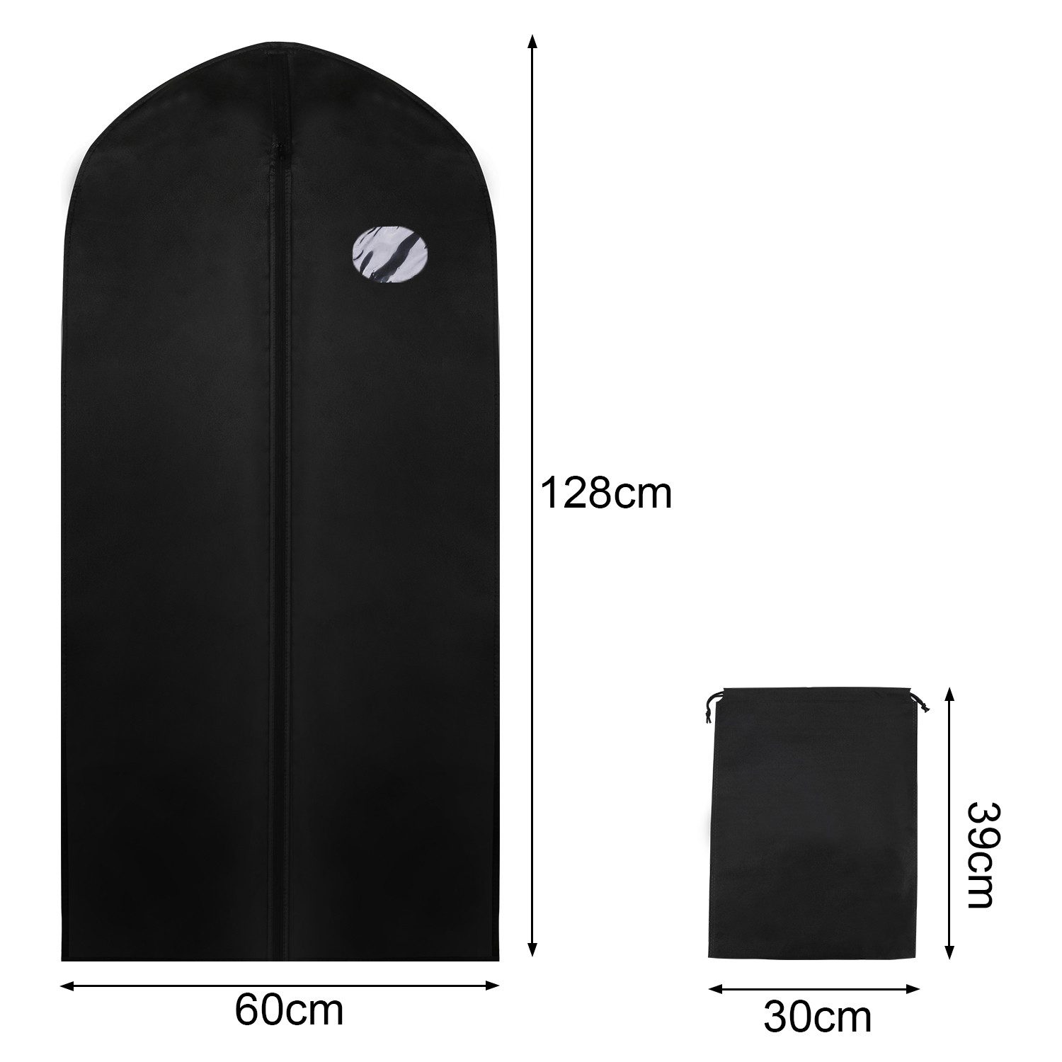 Clanmacy Sitzsack 1-3St. Kleidersack mit/ohne Schuhtasche günstig online kaufen