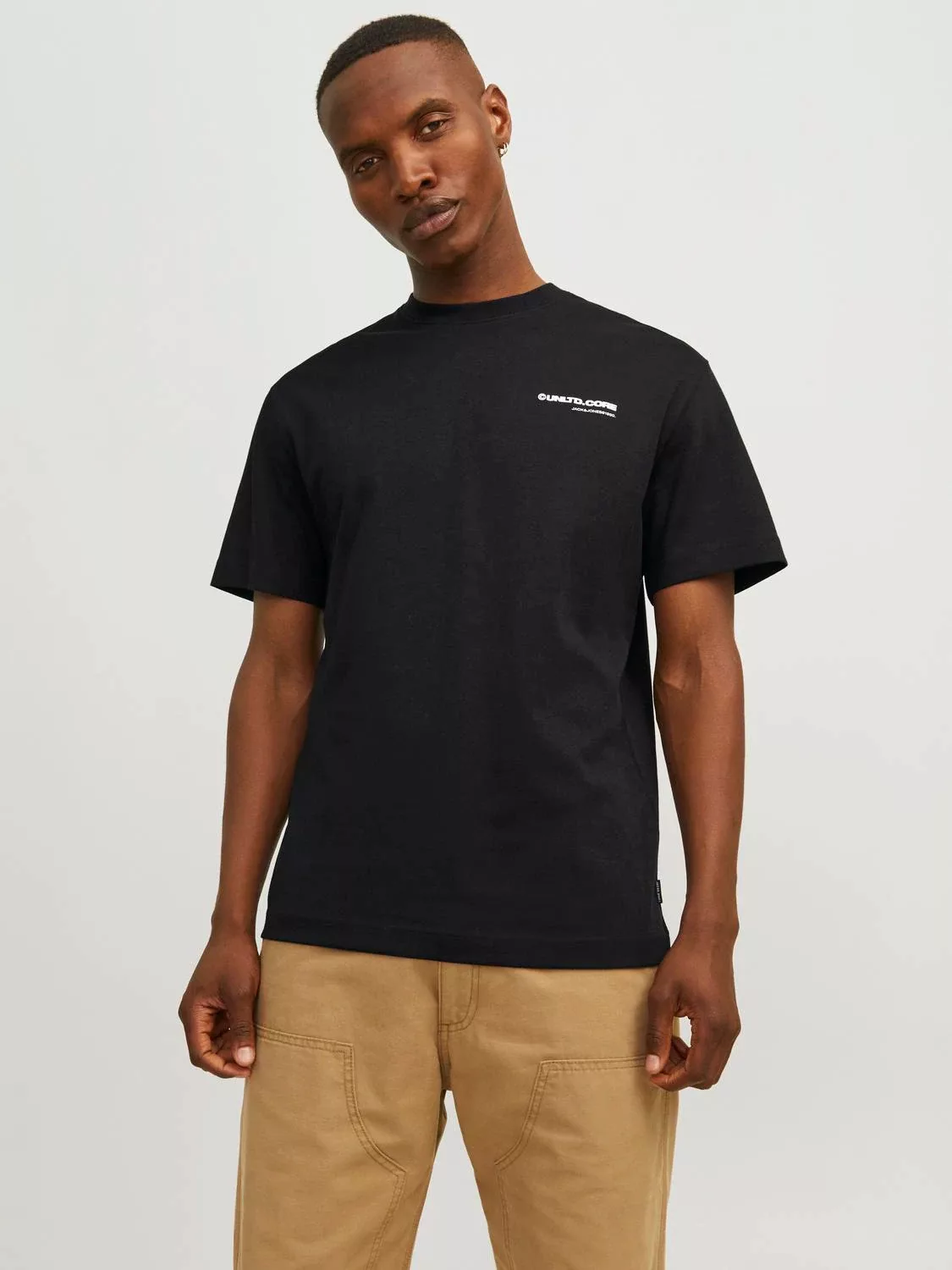 Jack & Jones Herren Rundhals T-Shirt JCOAERO PRINT - Relaxed Fit günstig online kaufen