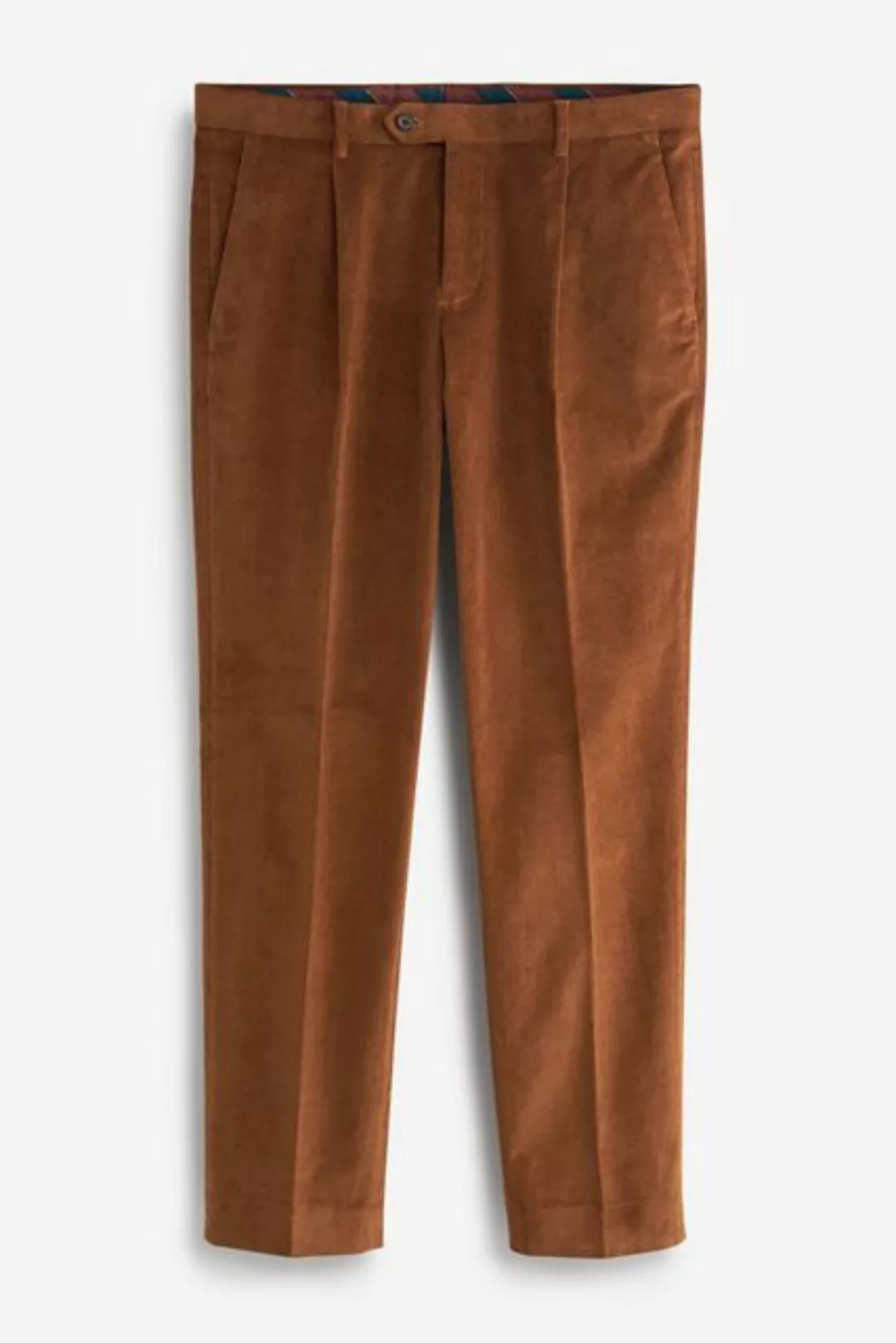 Next Stoffhose Elegante Kordhose mit Bundfalten-Slim-Tapered (1-tlg) günstig online kaufen