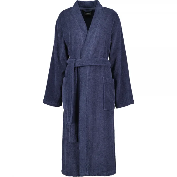 Cawö Home Damen Bademantel Kimono 826 - Farbe: blau - 17 - M günstig online kaufen