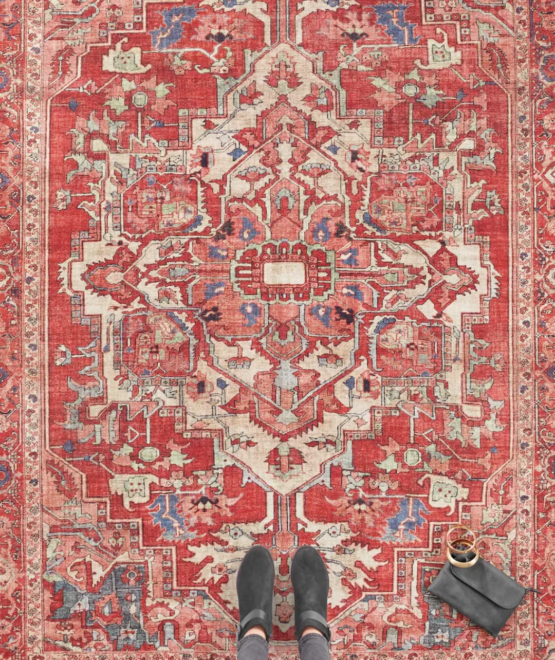 NORTHRUGS Teppich »Leta«, rechteckig, 5 mm Höhe, Orientalisch, Läufer, Kurz günstig online kaufen