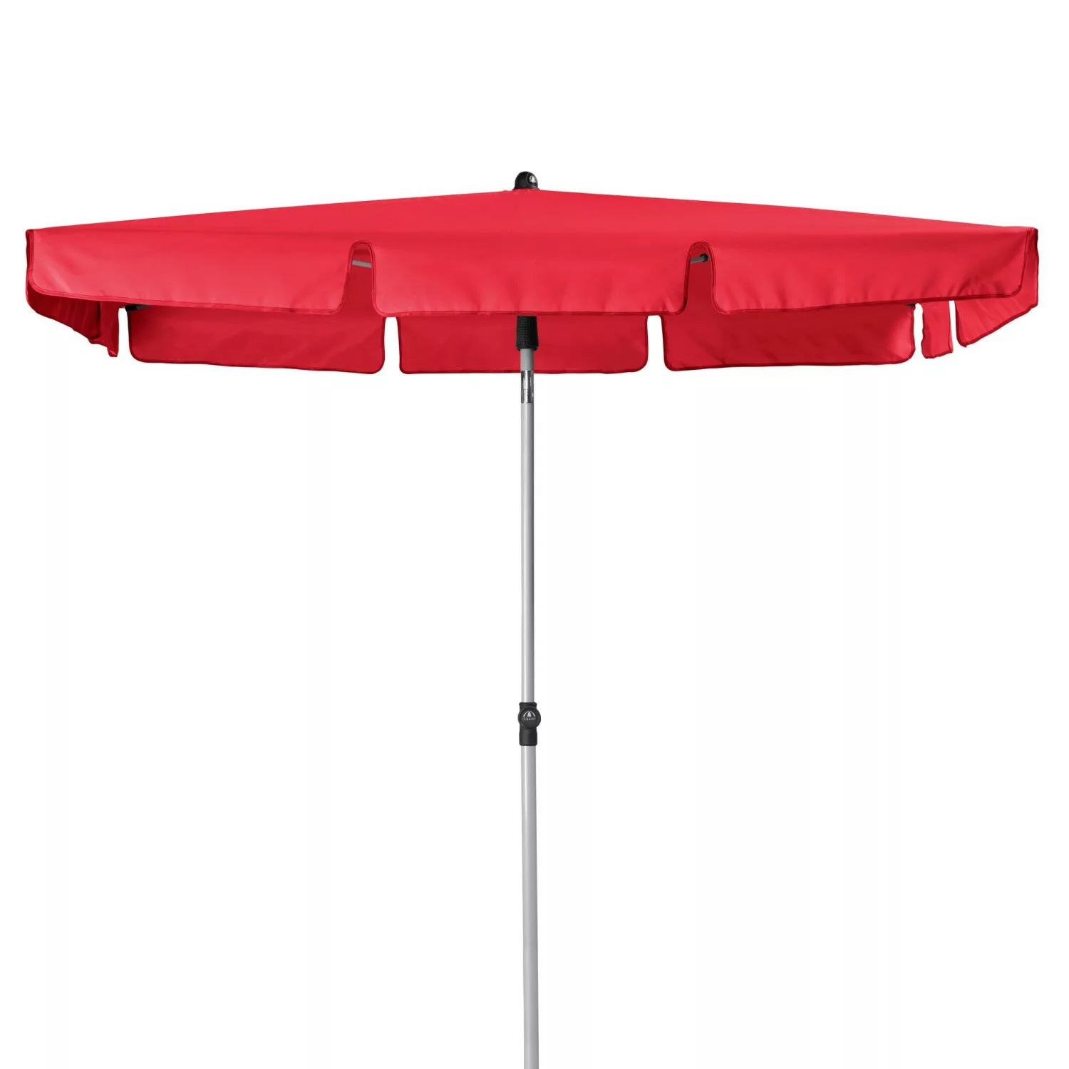 Doppler Marktschirm Active Paragon 120 cm x 180 cm Rot mit Hebelmechanik günstig online kaufen