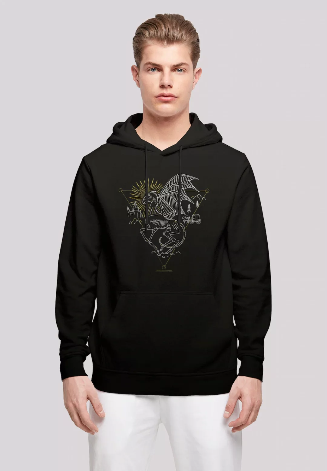 F4NT4STIC Kapuzenpullover "Harry Potter Thestral Line Art", Print günstig online kaufen