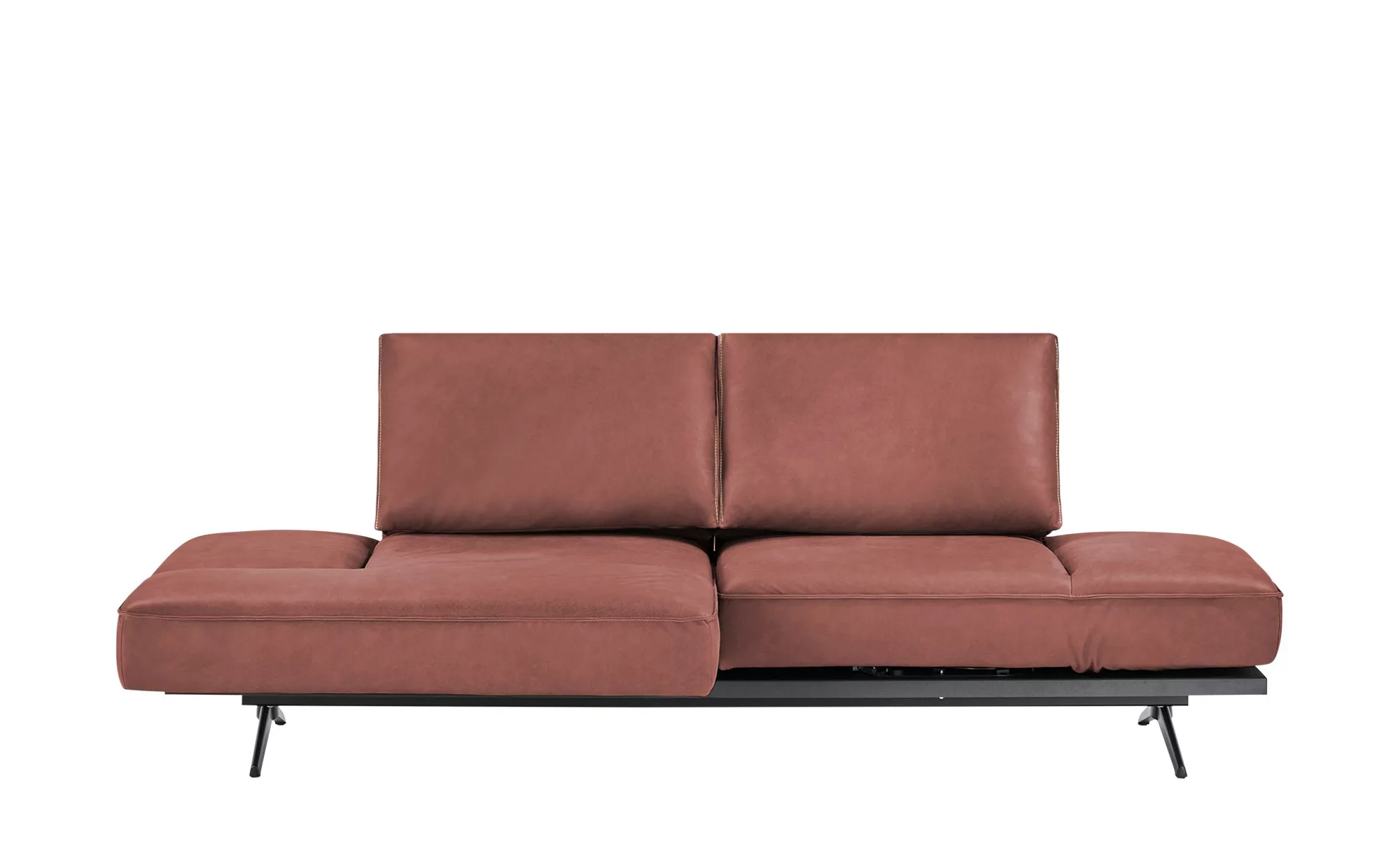 KOINOR Liegensofa  Phoenix - rot - 240 cm - 87 cm - 132 cm - Polstermöbel > günstig online kaufen