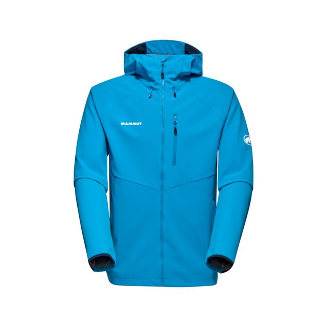 Mammut Funktionsjacke Ultimate Comfort SO Hooded Jacket Men GLACIER BLUE günstig online kaufen