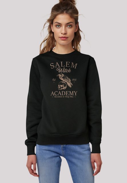 F4NT4STIC Sweatshirt "Halloween University Salem witch crow skull", Premium günstig online kaufen