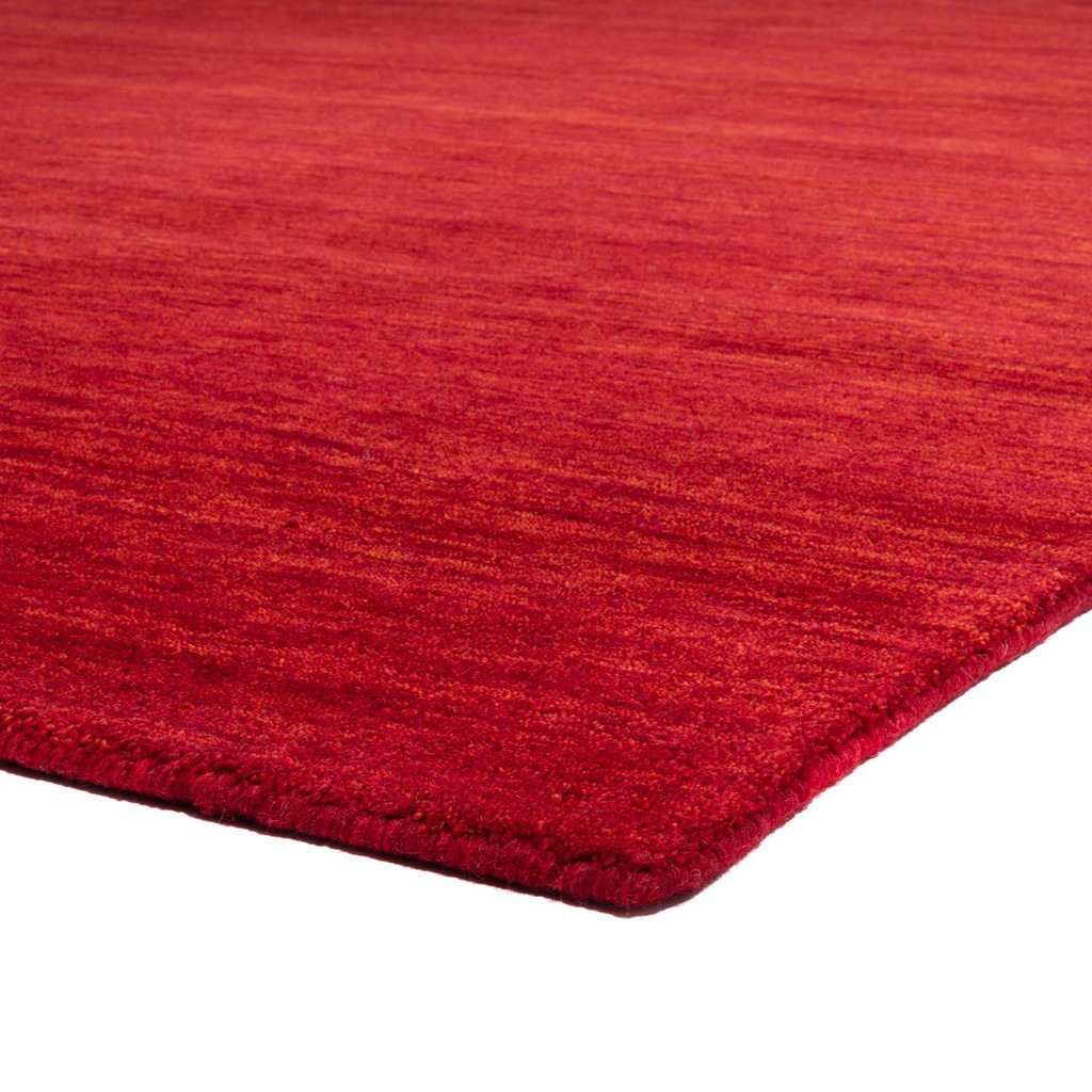 morgenland Wollteppich »Uni - Gabbeh Teppich - Softy«, oval, 1,6 mm Höhe, G günstig online kaufen