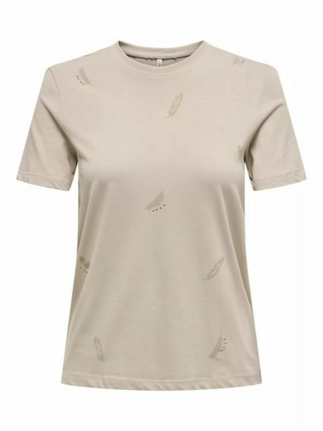 ONLY Kurzarmshirt ONLKITA LIFE REG S/S FEATHERS TOP JRS günstig online kaufen