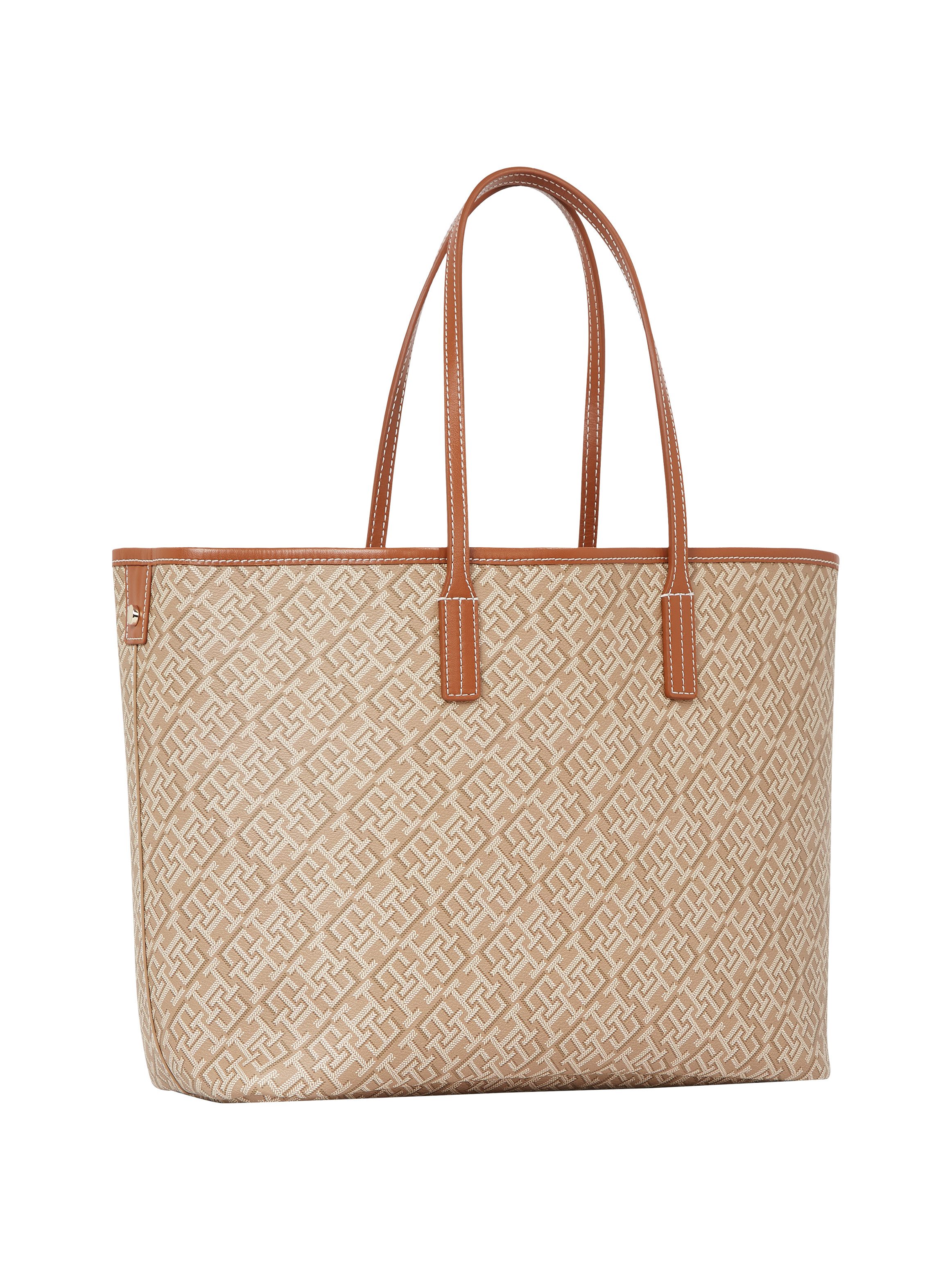 Tommy Hilfiger Tragetasche "TH MONOPLAY LEATHER TOTE", Damen Schultertasche günstig online kaufen