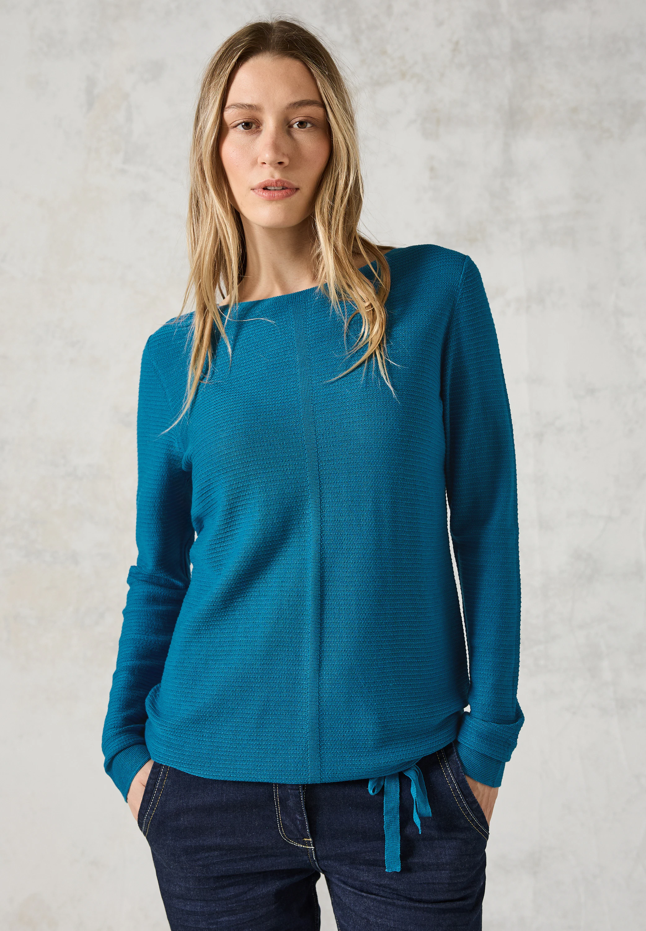 Cecil Strickpullover, mit Strick-Detail günstig online kaufen