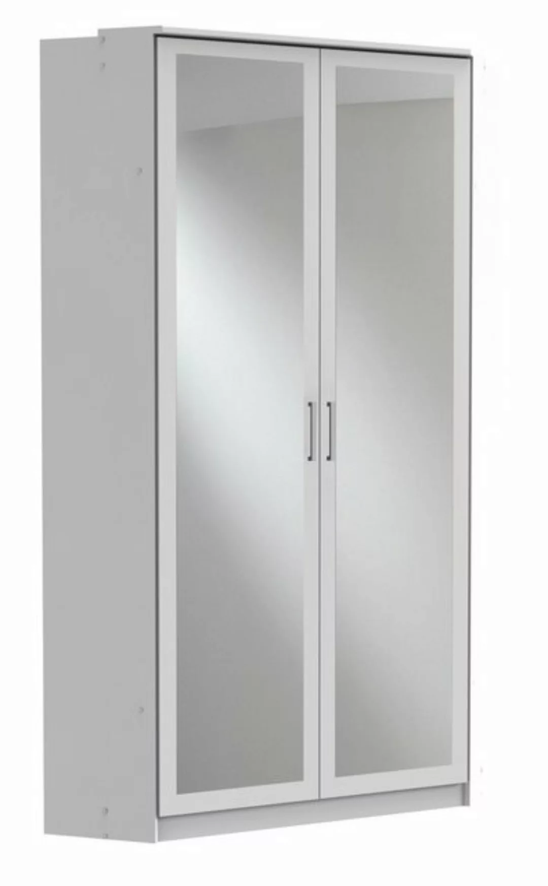 freiraum Eckkleiderschrank Click in weiss Dekor / Spiegel - 95x198x95 (BxHx günstig online kaufen