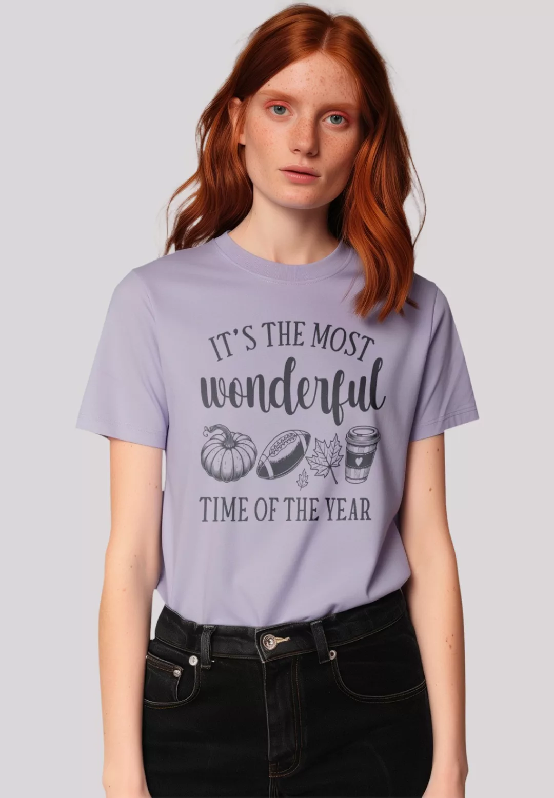 F4NT4STIC T-Shirt "Fall Herbst its the most wonderful time of the year", Pr günstig online kaufen