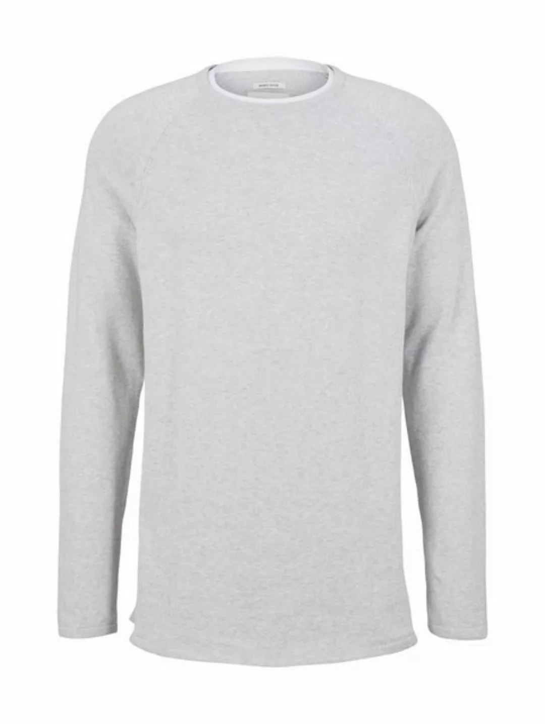 Tom Tailor Denim Herren Rundhals Pullover BASIC - Regular Fit günstig online kaufen